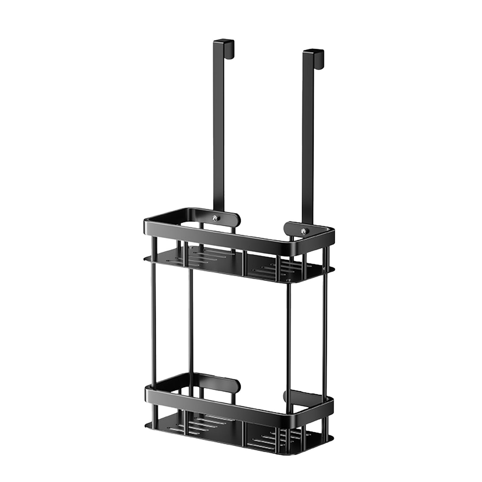 Grrvtrz 2-Tier Hanging Shower Caddy Over The Door Large Capacity Hanging Shower Organizer Sturdy Rust Proof Shelf Basket Storage Rack No Drilling,Bathroom Decor,Bathroom Accessories 15.75*6.69*2.76 A - Image 1