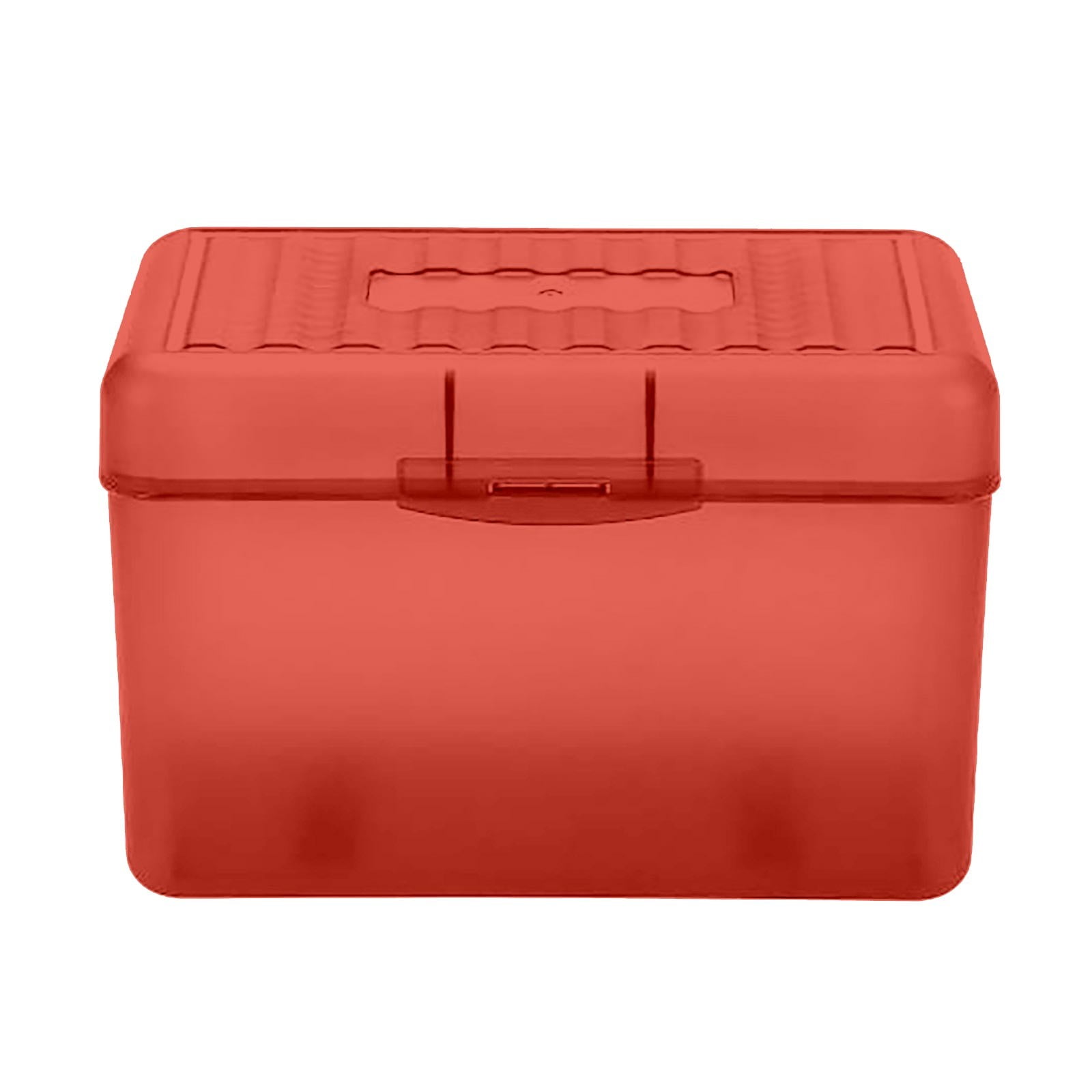 JWDX Hot Clearance! Index Card Holder Index Card Box Notecard Box Flash Card Holder Index Organizer, Storage Box*1 Yellow Desktop storage box Blue - Image 1