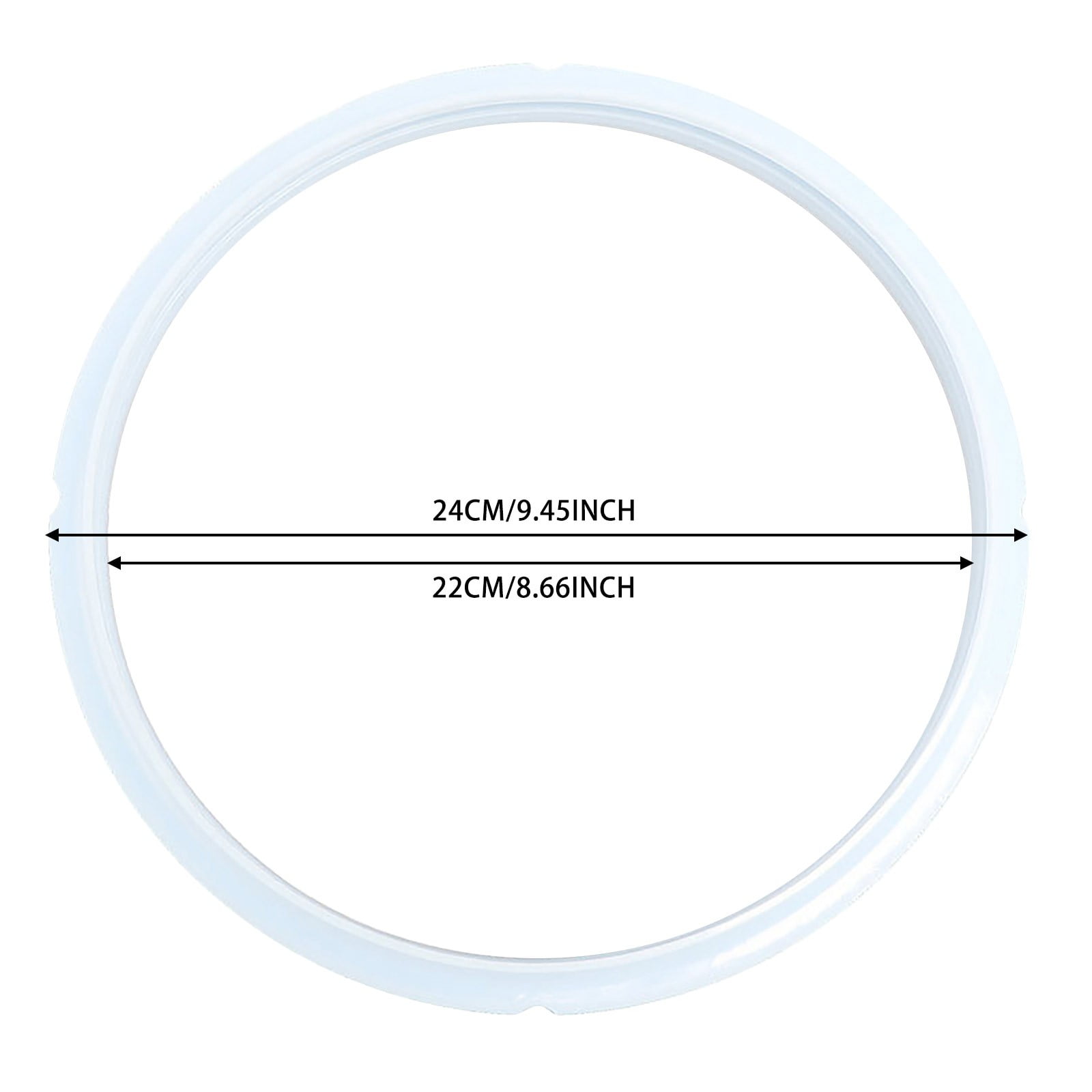 JWDX Pressure Cooker Seal Ring Silicone Gasket Replacement for Most Models ,Electric Pressure Cooker Sealing Ring*1, Center Fixed Sealing Ring*1, Float Valve Sealing Ring*1, Air Valve Sealing Ring*1 Pressure cooker rubber ring 24cm X 22cm - Image 3