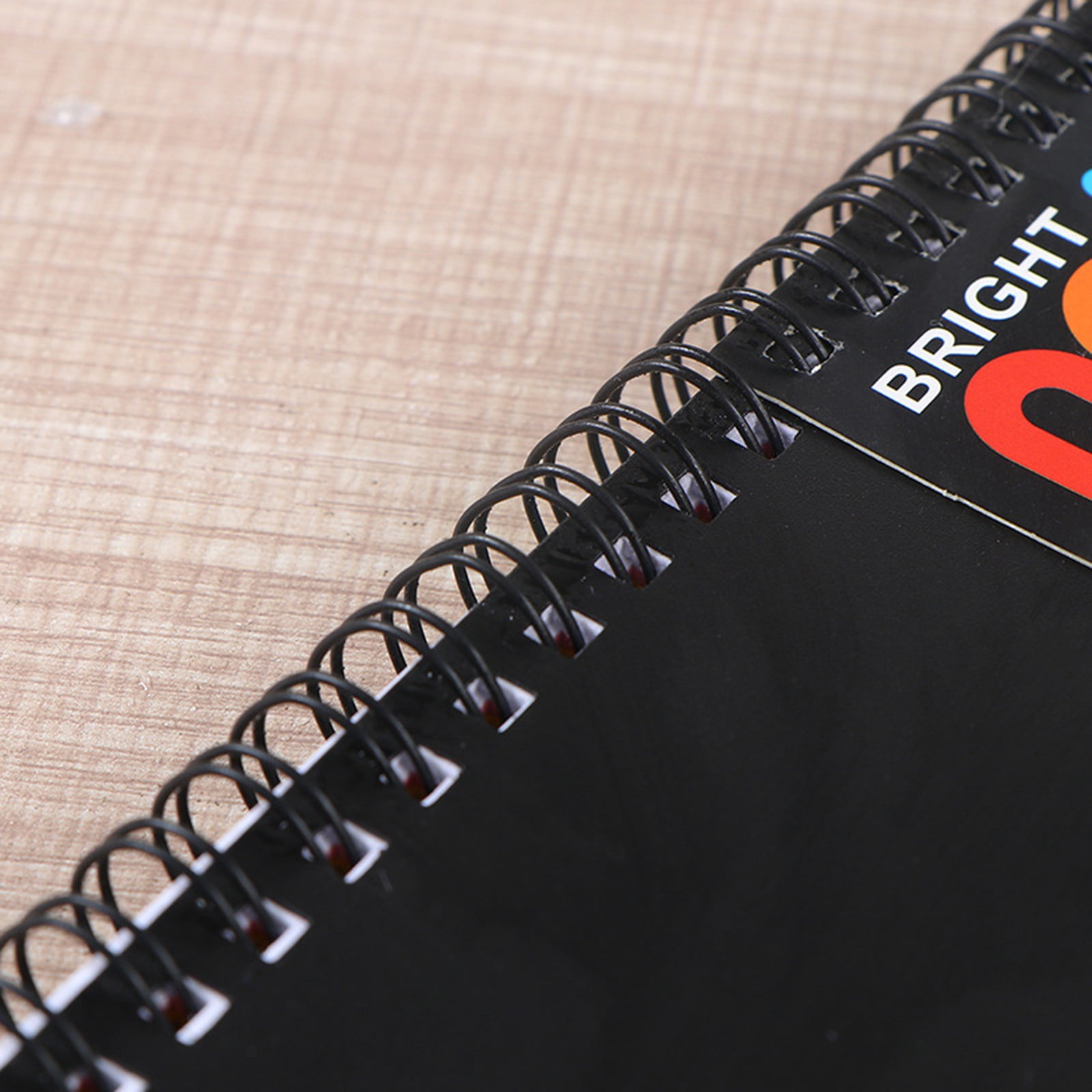 JWDX Hot Clearance! Notebooks Wirebound College Ruled Note Books Colored Lined Paper Perforated Notepad Memo Books Poly Cover Journaling Notebook 100 Sheets, 1 Notebook Notebook 100 Sheets Black - Image 5