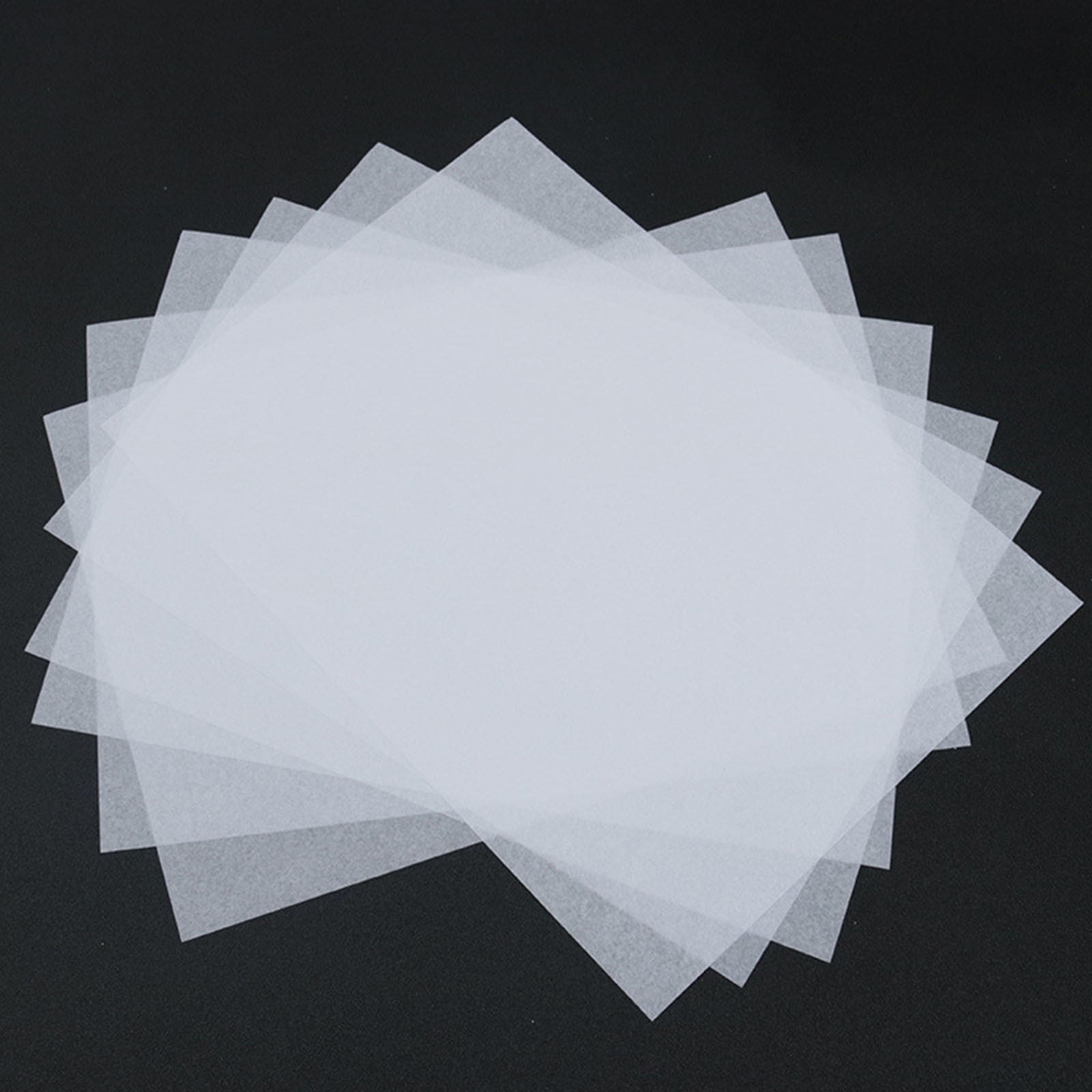 JWDX Hot Clearance! 100Pc Sheet Translucent Tracing Paper for Drawing Calligraphy Painting, 100 Sheets of Tracing Paper Translucent tracing paper White - Image 2