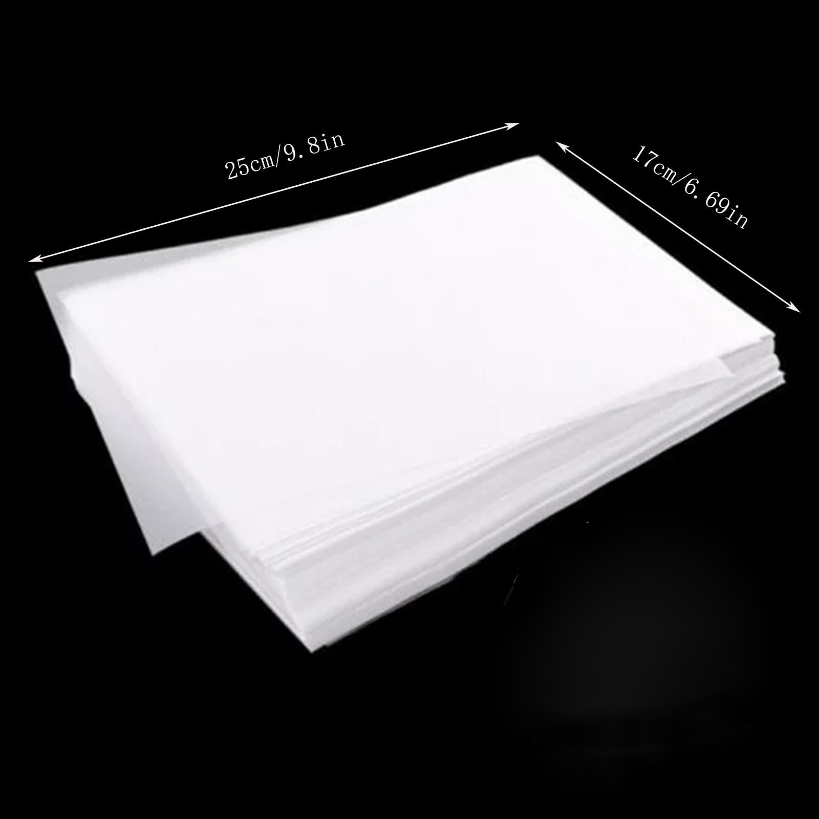JWDX Hot Clearance! 100Pc Sheet Translucent Tracing Paper for Drawing Calligraphy Painting, 100 Sheets of Tracing Paper Translucent tracing paper White - Image 3