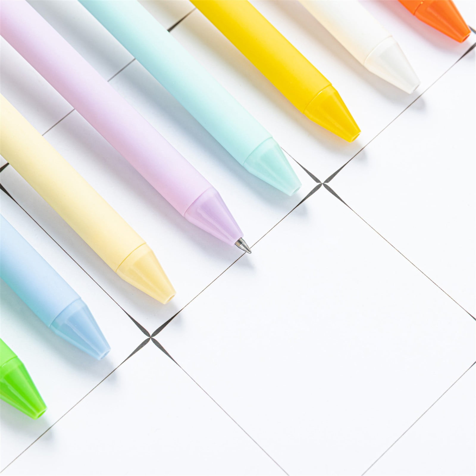 JWDX Hot Clearance! Ballpoint Pens Retractable Comfortable Writing Pens Cute Back to Schǒ-ǒl in Medium Point 1.0 Mm for Teacher stǔdənt Bridal Shower 5Ml, 1 Ballpoint Pen Pink Push ballpoint pen Hot Pink - Image 4
