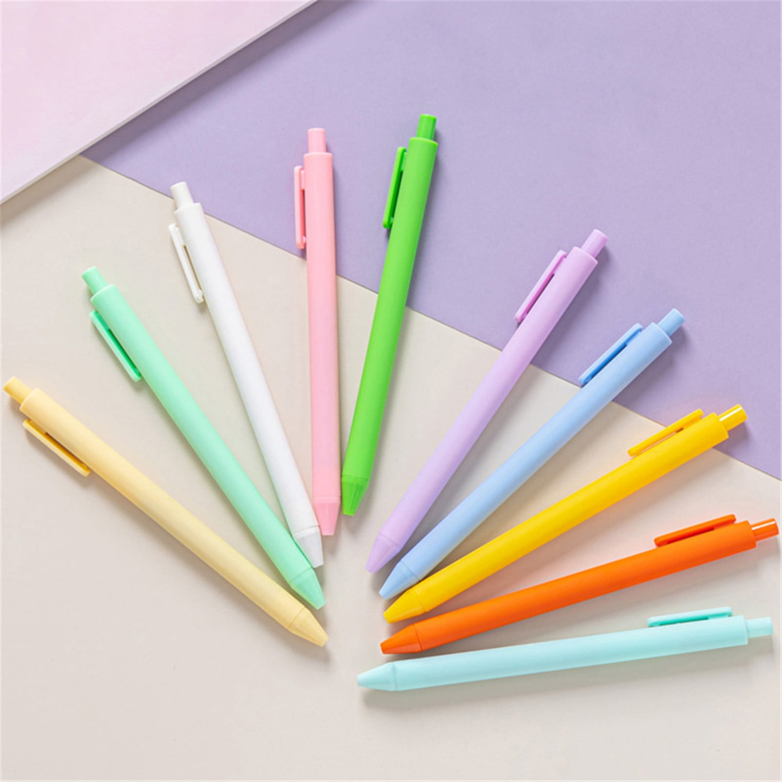 JWDX Hot Clearance! Ballpoint Pens Retractable Comfortable Writing Pens Cute Back to Schǒ-ǒl in Medium Point 1.0 Mm for Teacher stǔdənt Bridal Shower 5Ml, 1 Ballpoint Pen Push ballpoint pen Pink - Image 7