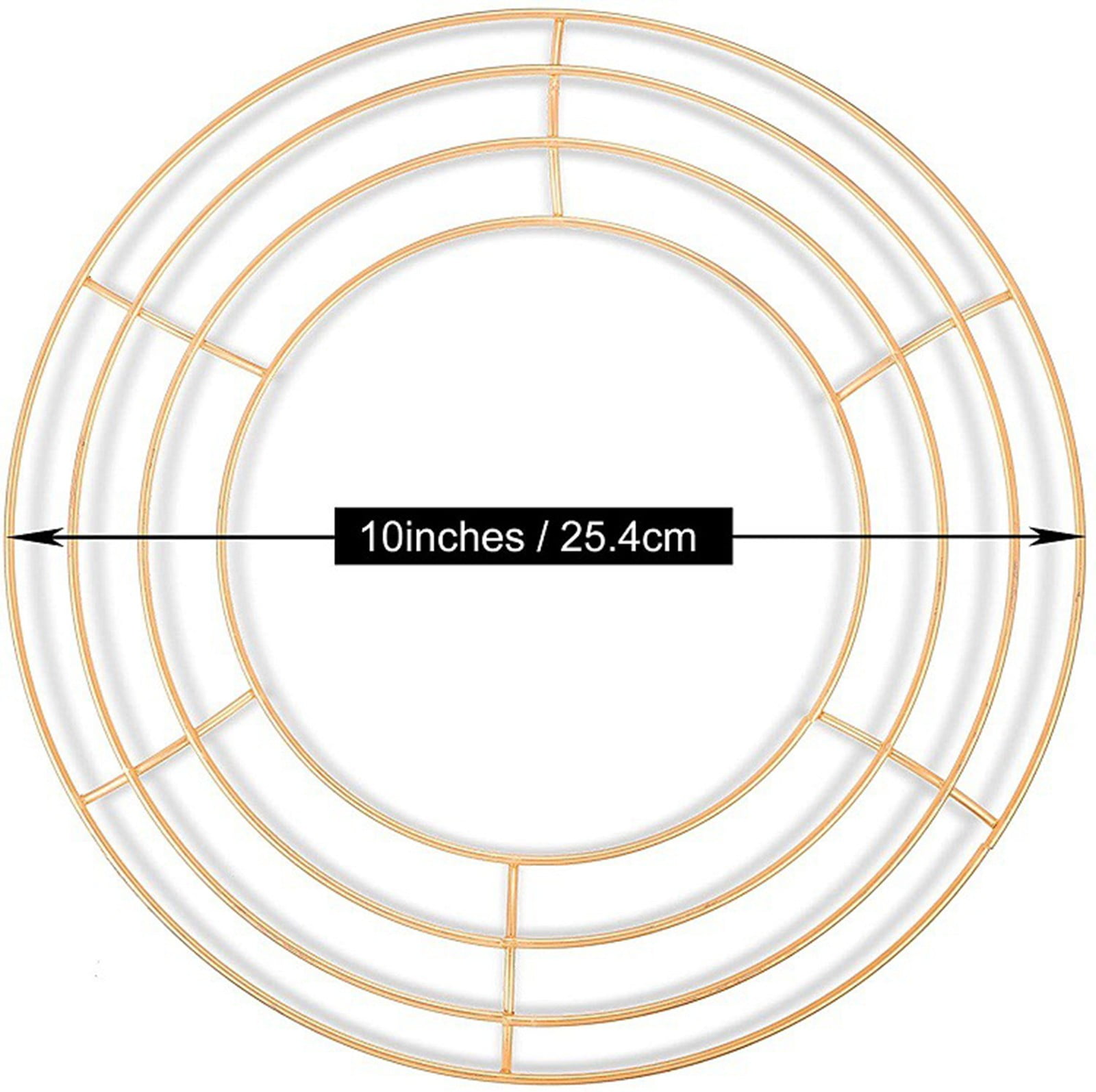 LGCASL Wreath Frame Wire Wreath Frame Holiday Metal Wire Ring Valentines Decorations for Floral Arrangements Craft Diy,Garland Frame, 1 Wire Wreath Stand B Wire Wreath Stand 30cm - Image 6