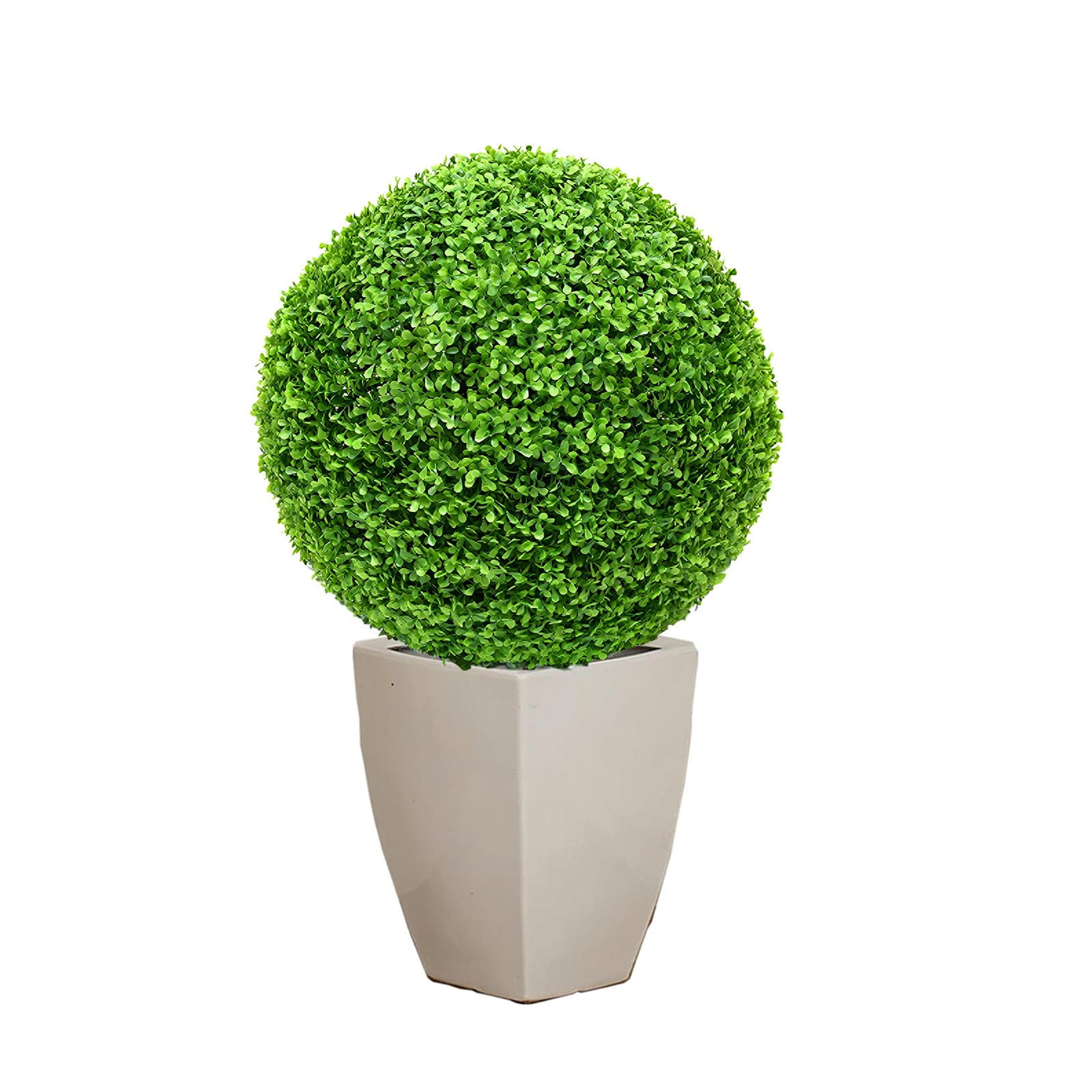 LGCASL Simulation Artificial Plant Topiary Faux Decorative for Garden Backyard Balcony and Home Décor, Pine Needle Grass Ball*1 W (Outer Diameter 13cm) Simulation plant grass ball pine needles AA (Outer diameter 36cm) - Image 4