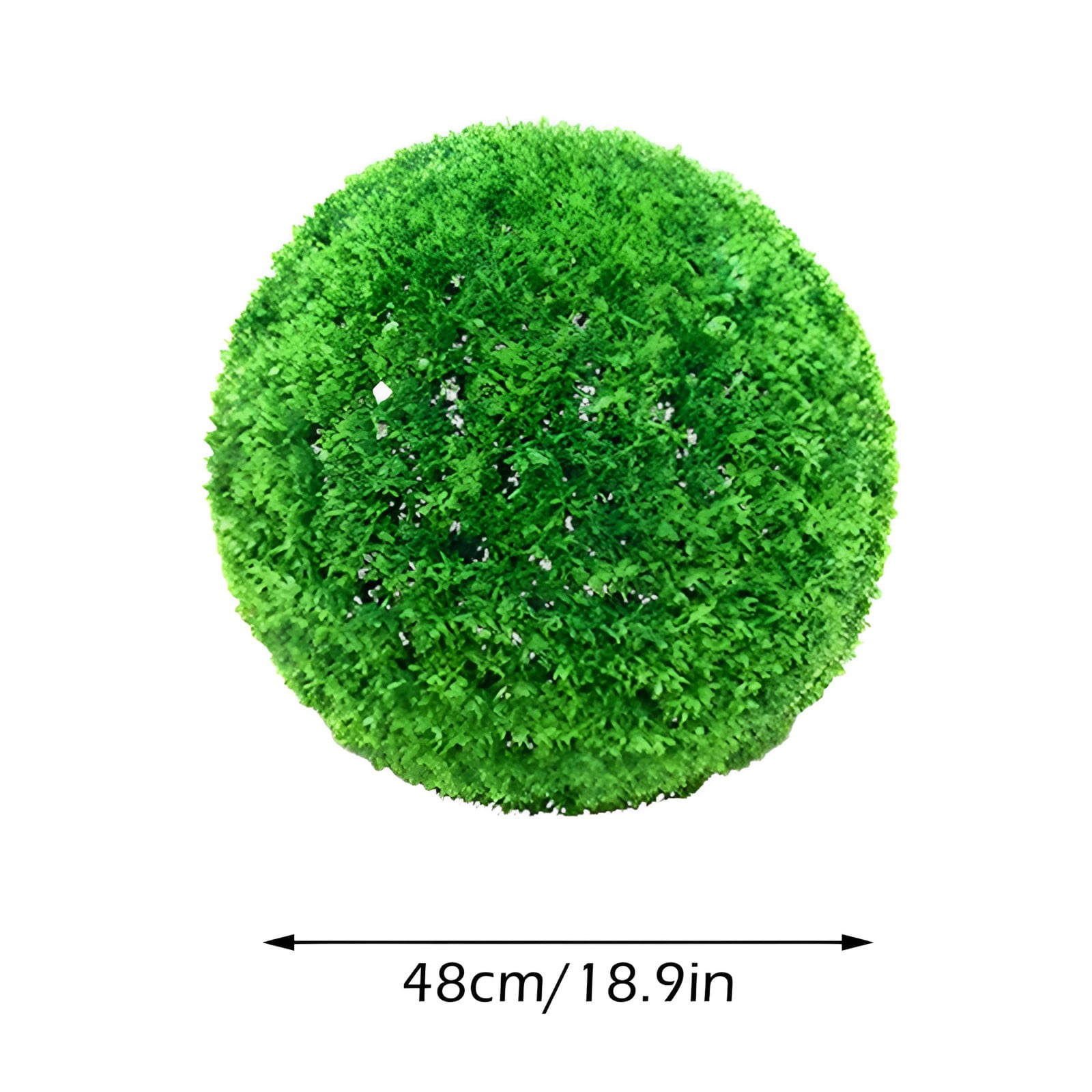 LGCASL Simulation Artificial Plant Topiary Faux Decorative for Garden Backyard Balcony and Home Décor, Pine Needle Grass Ball*1 W (Outer Diameter 13cm) Simulation plant grass ball pine needles W (Outer diameter 13cm) - Image 3