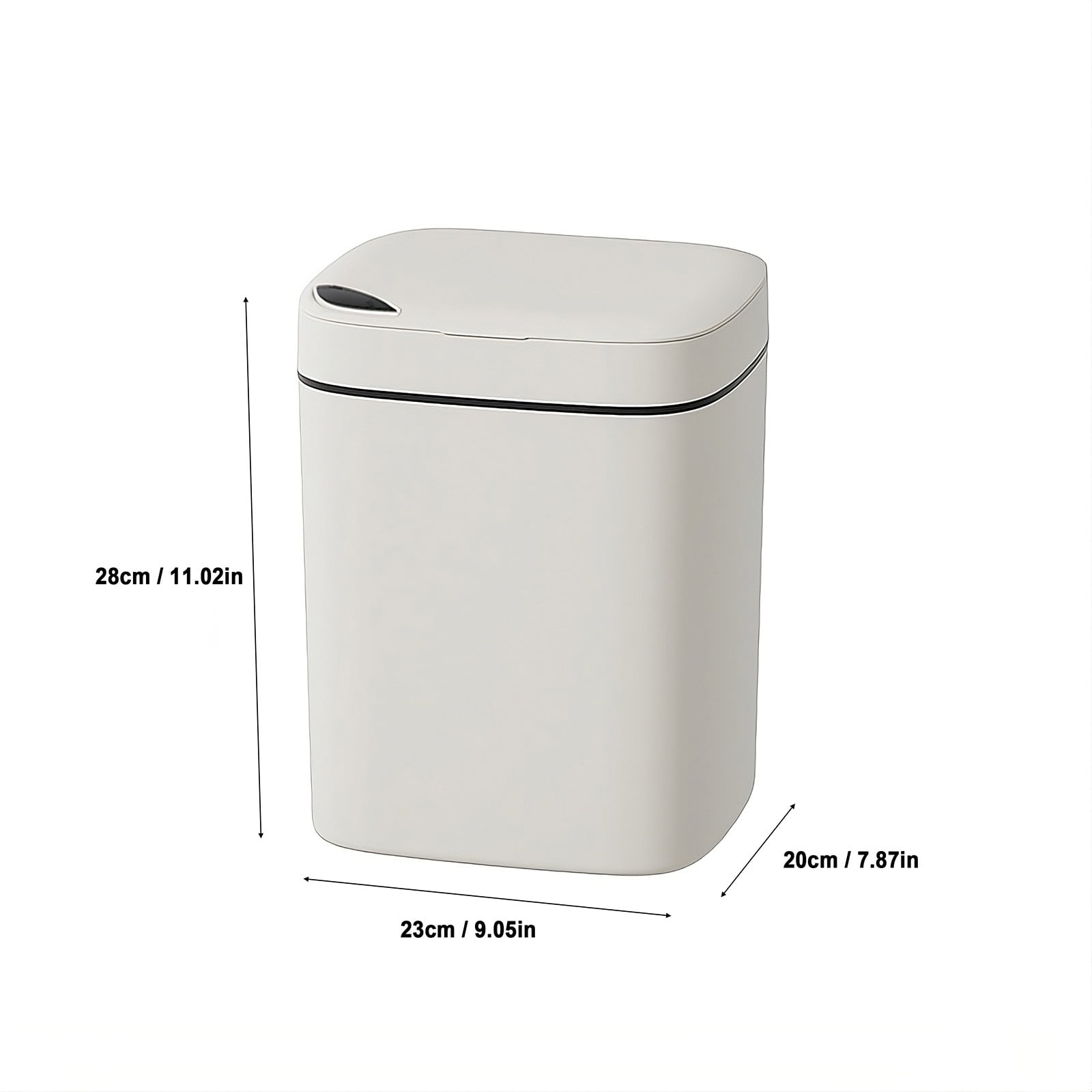 Grrvtrz Touchless Bathroom Trash Can.6 Gallon Automatic Motion Sensor Rubbish Can with Lid Water Proof Narrow Small Garbage Bin,Garbage Can,Cleaning Supplies - Image 3