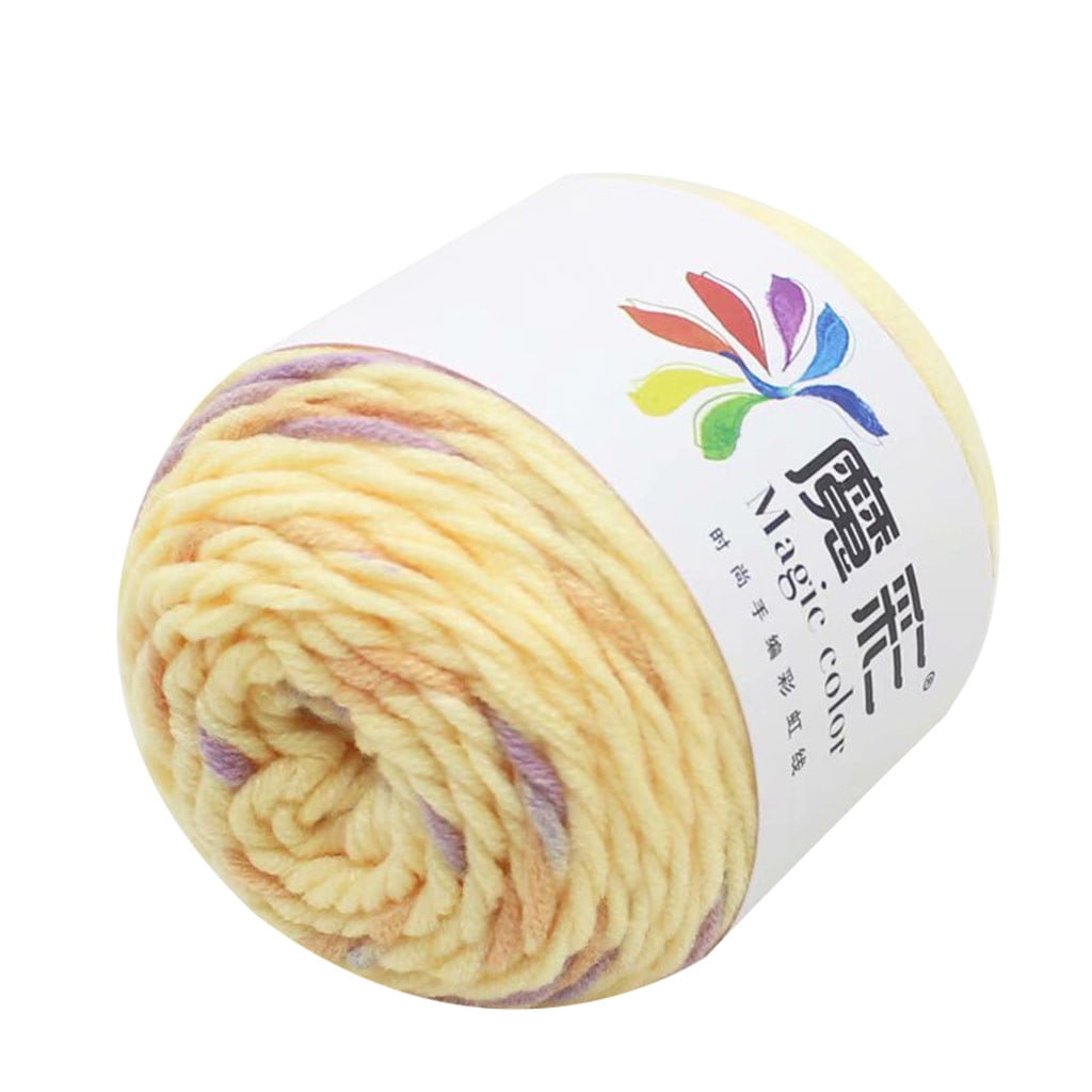 LGCASL Red and Pink Yarn, 5 Strands of Rainbow Cotton Crochet Diy Sweater Scarf Line Cotton Wool Thread No.17 Purple Music, Diy Colorful Yarn NO.07 Warm Spring - Image 1