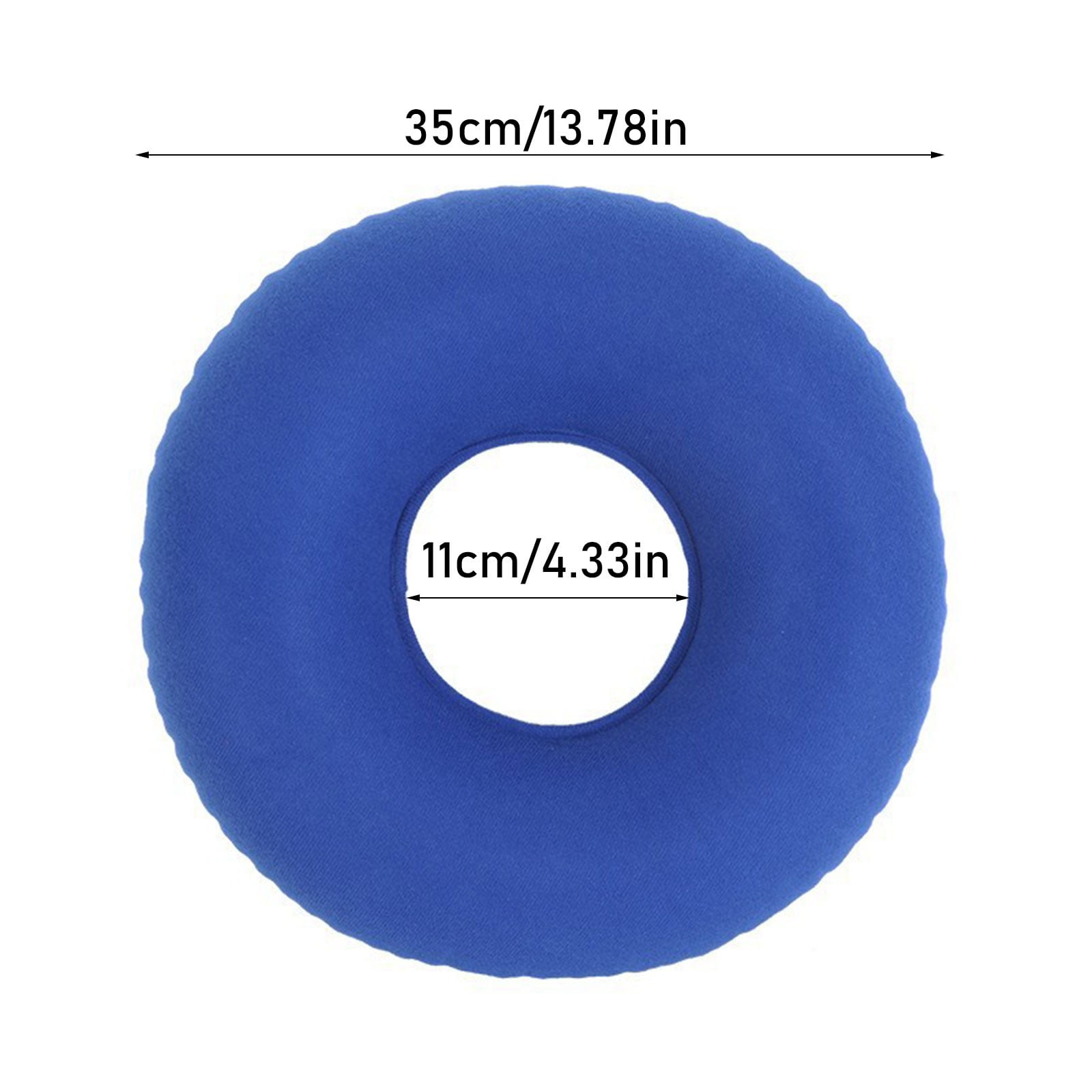 Inflatable Cushion*1 Donut Cushion Donut Pillow Tailbone Cushion Hemmoroid Pillow Cushion for Hemorrhoid Bed Pregnancy Post Natal & More. Firm Density Tailbo One Size Red - Image 2