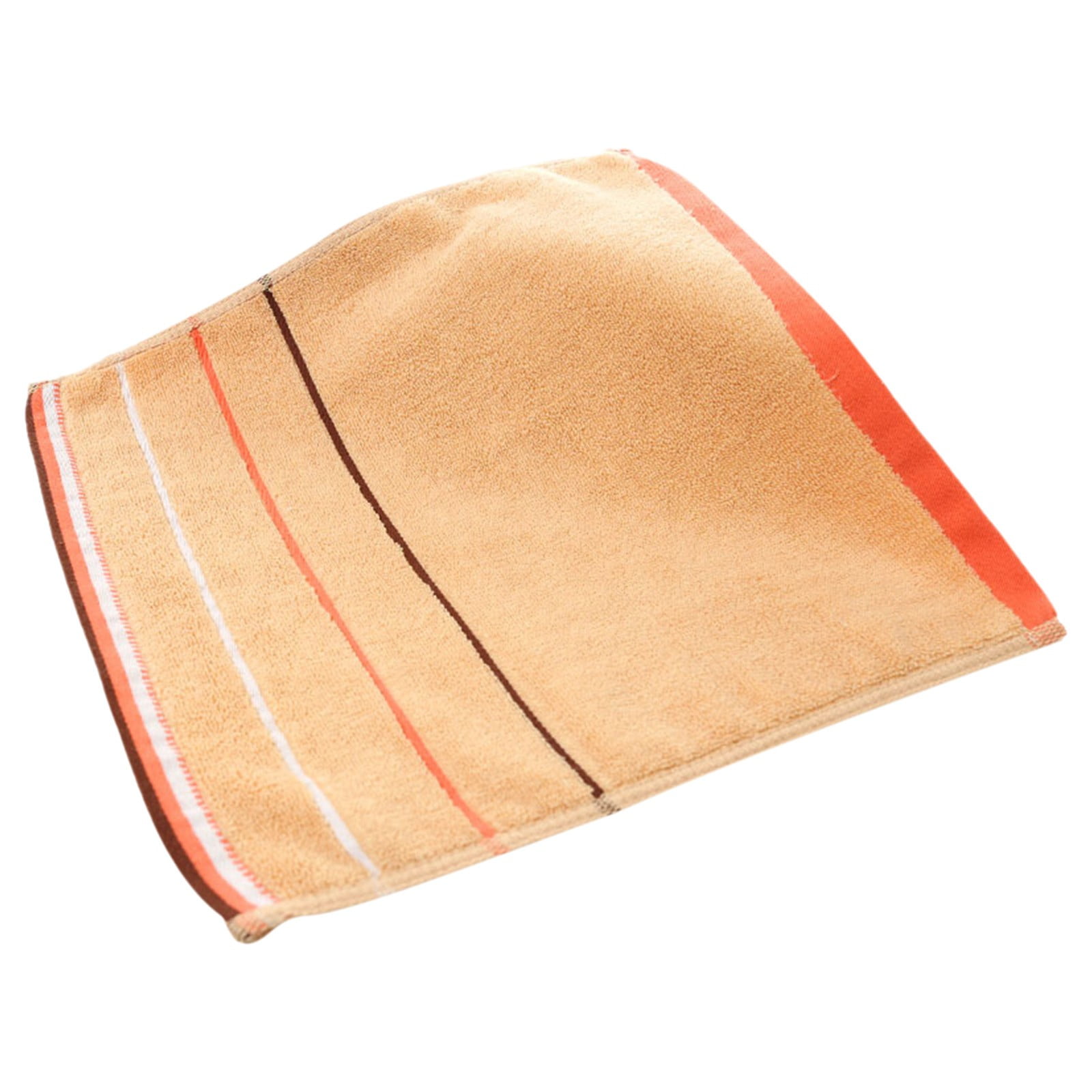 1 Towel Square Pure Cotton Towel Thickened Absorbent Large Square Towel Kindergarten Cleaning Towel Hand Towel One Size Coffee - Image 1