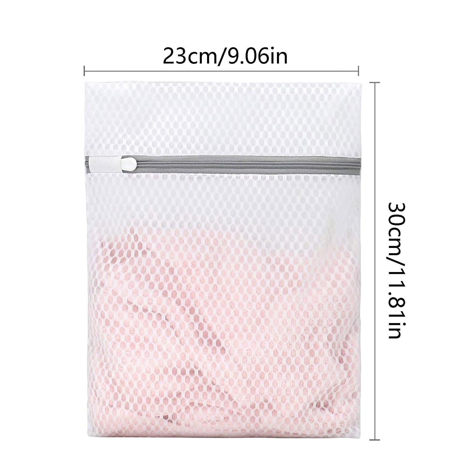 3 Mini Laundry Bags Mesh Laundry Bag for Delicates Wash Bag for Underwear and Lingerie 3 Small One Size Clear - Image 3