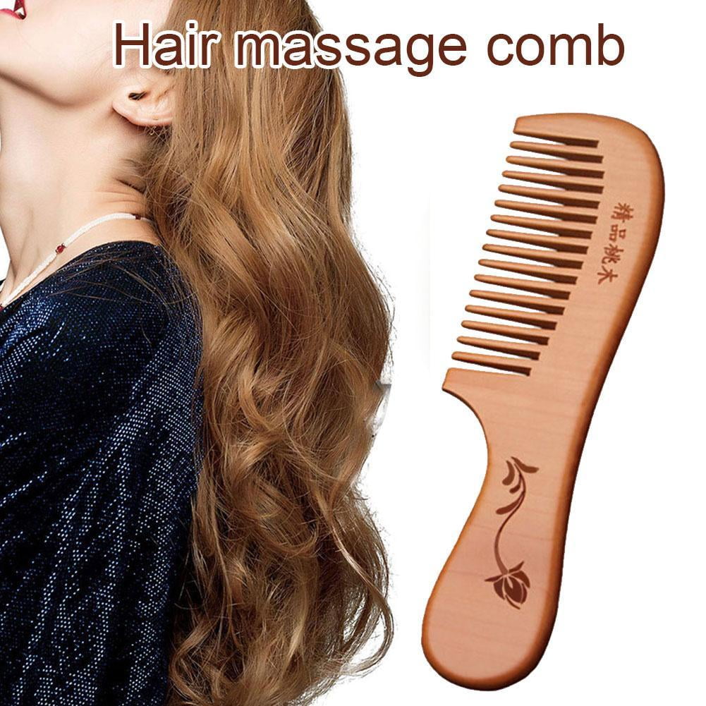 Wooden Comb / Natural Wood /Hair Beard Mustache Brush BRAND Tooth EW B2M3 FAST A8O1 - Image 7