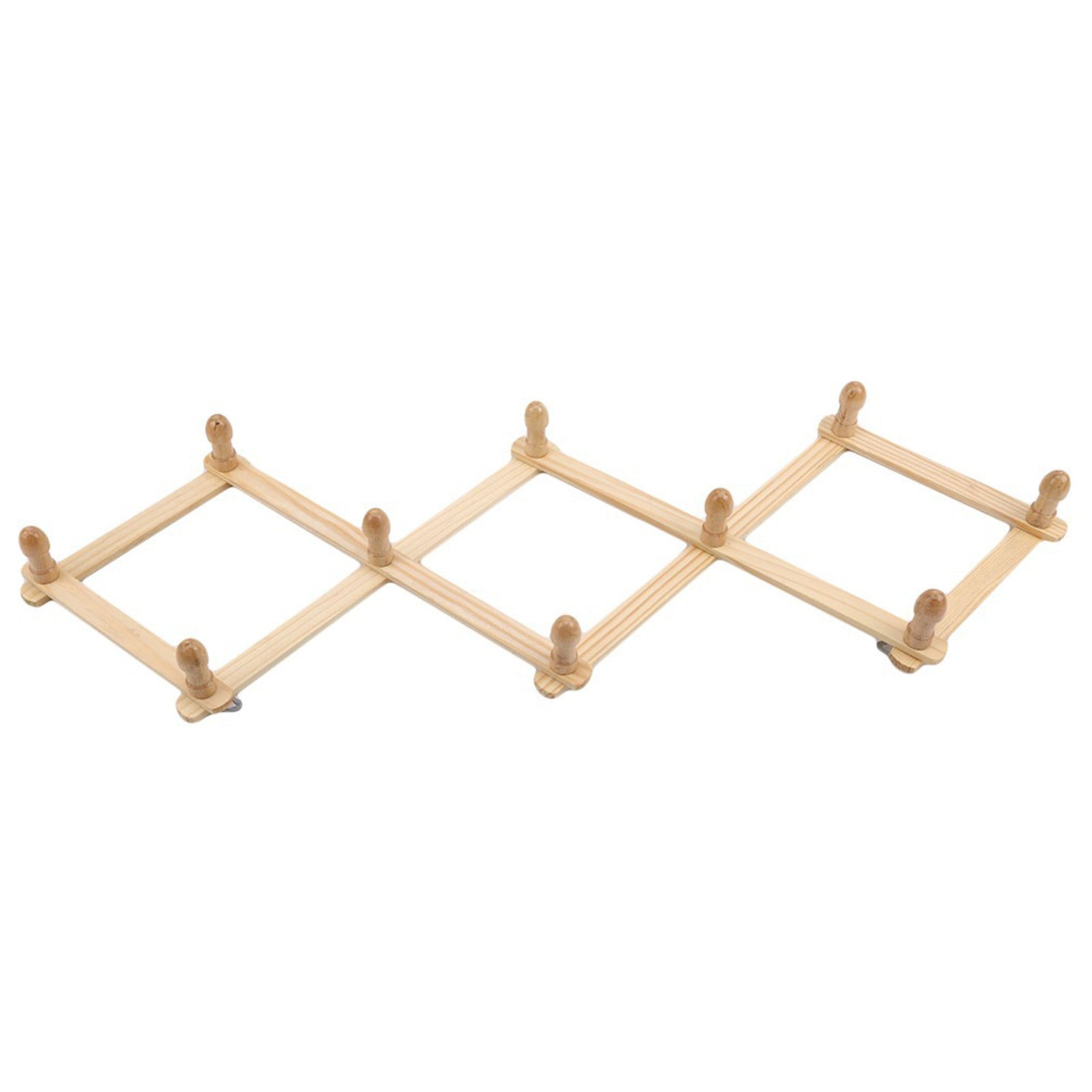 LGCASL, Telescopic Folding Coat Rack Wall Wooden Coat Rack for Hat Cap Belt Umbrella Drying Rack on the Wall, Telescopic Folding Wall-Mounted Coat Rack Telescopic folding wall-mounted coat rack Beige - Image 4