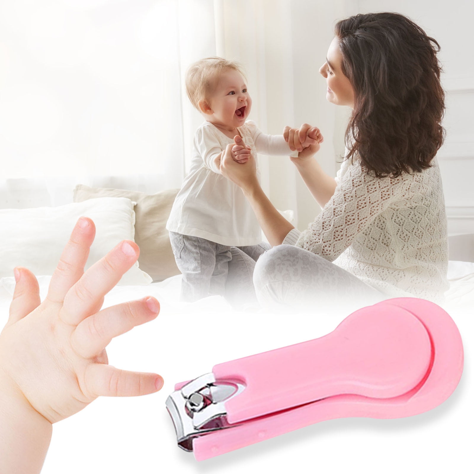Bpyeka Nail Clippers for Babies Secure Nails for Scissors Trimmers Finger for Tools for Nail and Gifts for Shower Nail Clippers for,Home Improvement,Household Essentials 5.12*2.36*0.79 Blue - Image 3