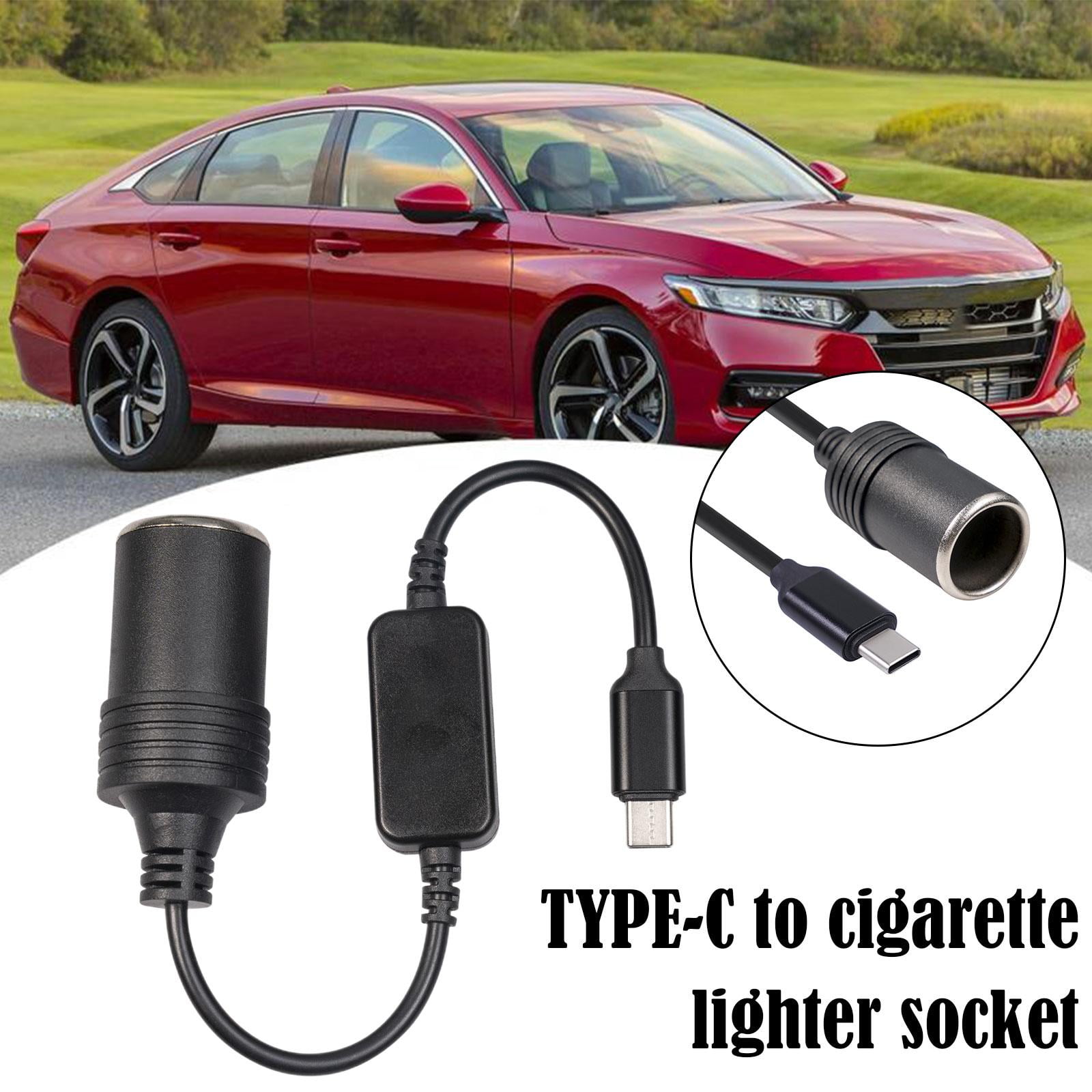 USB C Type C to 12V Car Cigarette Lighter Socket Female Converter Adapters. B2V1 - Image 2