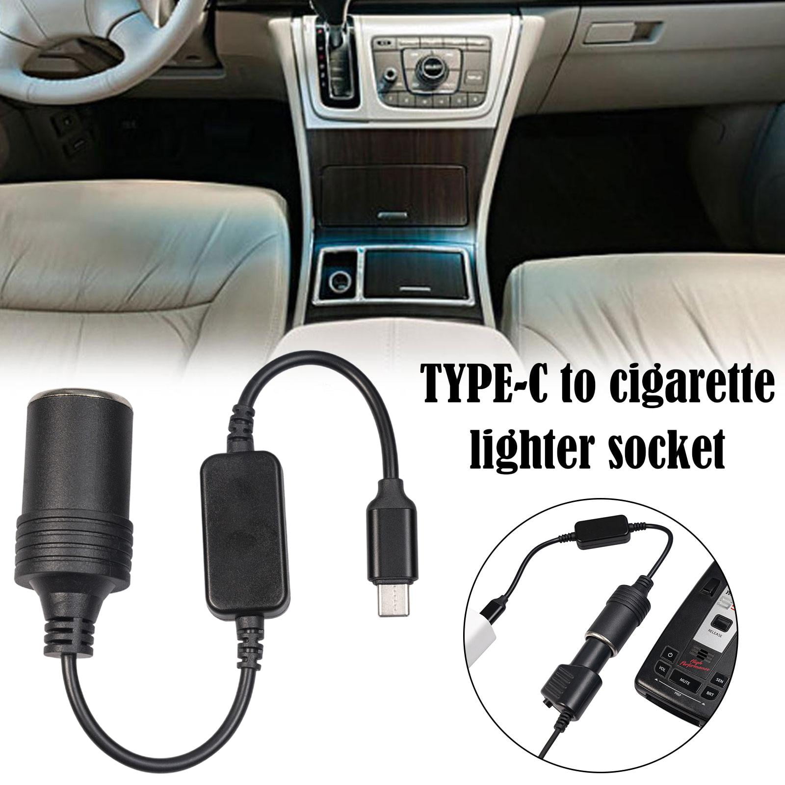 USB C Type C to 12V Car Cigarette Lighter Socket Female Converter Adapters. B2V1 - Image 4