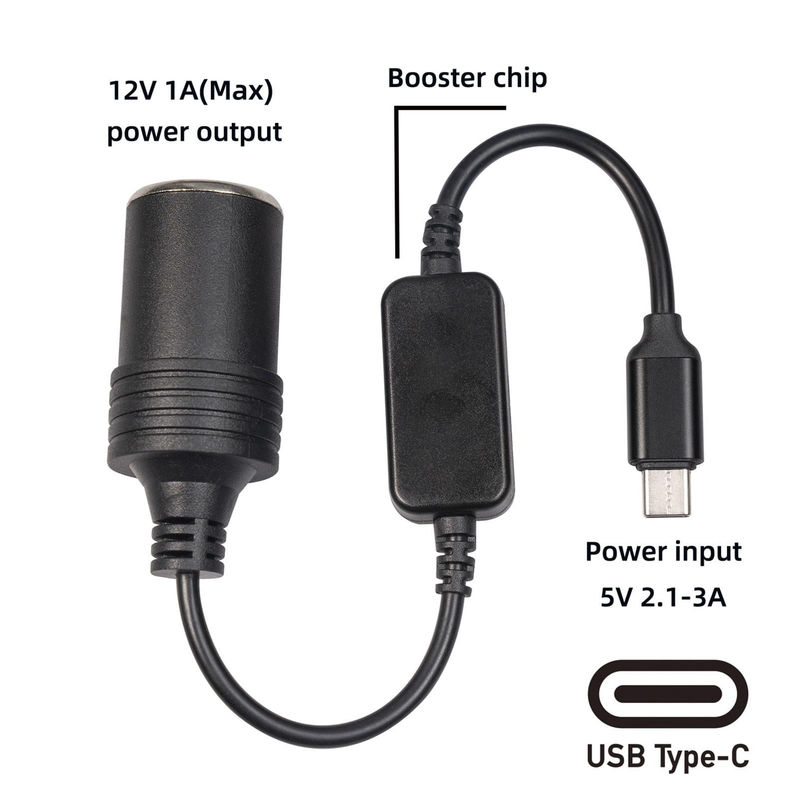 USB C Type C to 12V Car Cigarette Lighter Socket Female Converter Adapters. B2V1 - Image 6