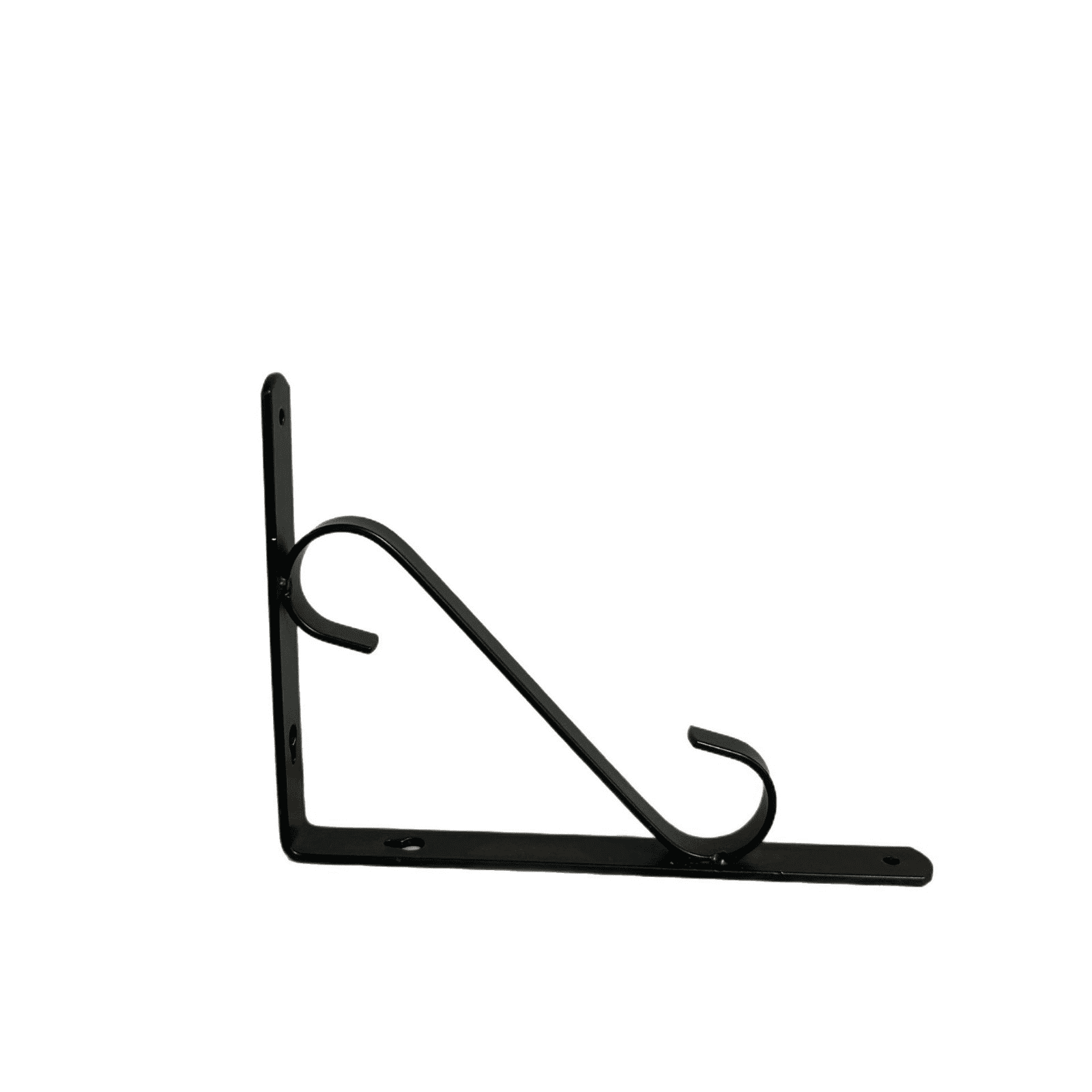 LGCASL Clearance! Wall Support Bracket Wall Support Bracket Shelf Brackets 1 Sets Bracket Grid Wall Shelf Floating Shelf Brackets Shelf Support Brackets Folding Brackets- Black, S XL Black - Image 1