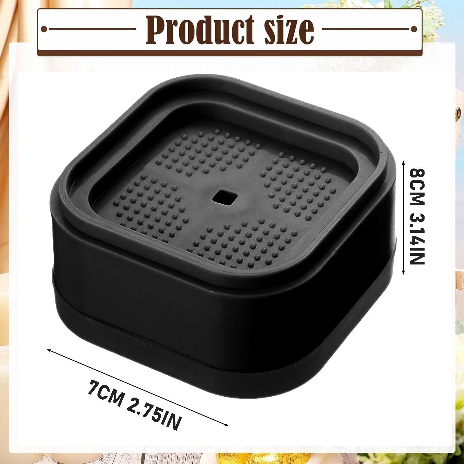 LGCASL Clearance! L: 6 cm,W: 6 cm Furniture Adjustable Adjustable Bed for Table Desk Couch Chair Sofa Cabinet Bed Legs Dorm Anti Rubber- W: 6 cm,L: 8 cm Black - Image 4