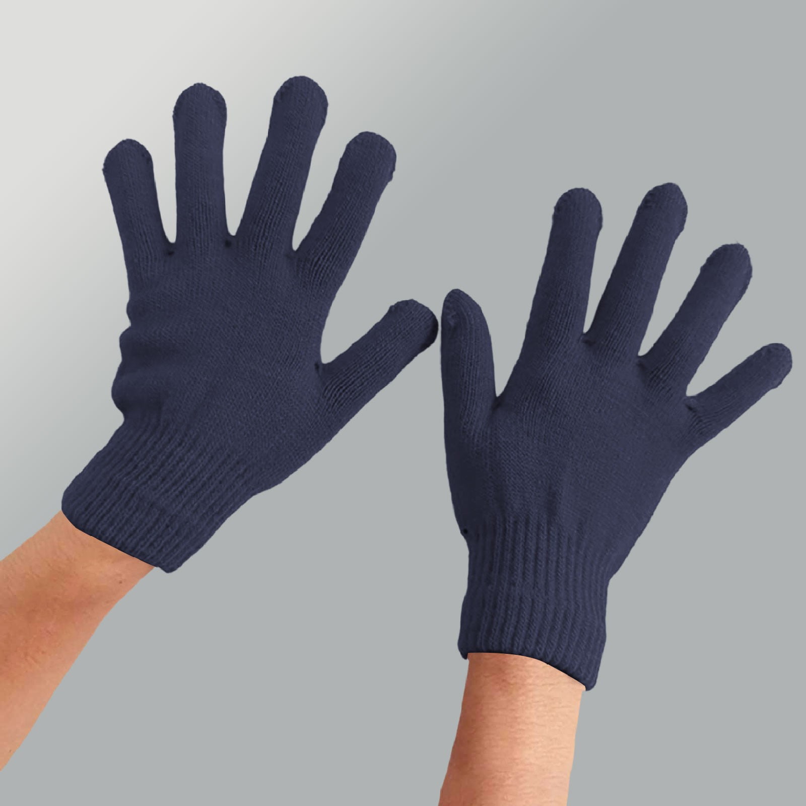 LGCASL Clearance! Winter Gloves Warm Strecty Knit Gloves for Men Women- One Size Dark Gray - Image 2