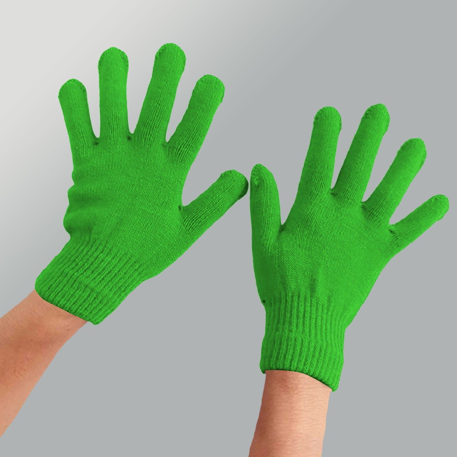 LGCASL Clearance! Winter Gloves Warm Strecty Knit Gloves for Men Women- Dark Gray One Size Green - Image 2
