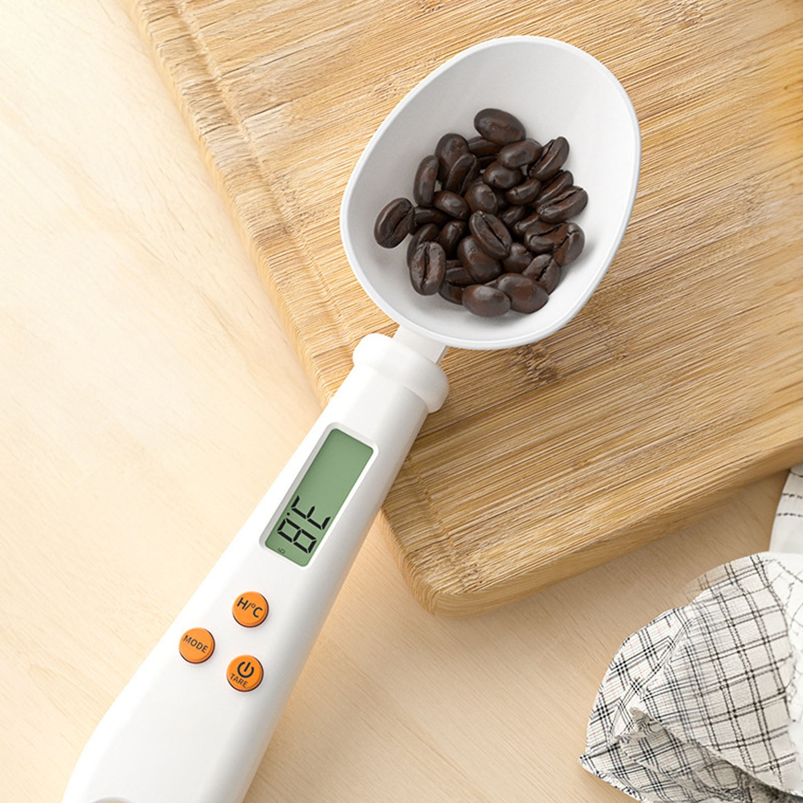 LGCASL Clearance! 2 in 1 Electronic Kitchen Scale 2 in 1 Electronic Kitchen Scale Lcd Digital Measuring Flour Digital Spoon Scale Kitchen Tool Forfood- One Size White - Image 6
