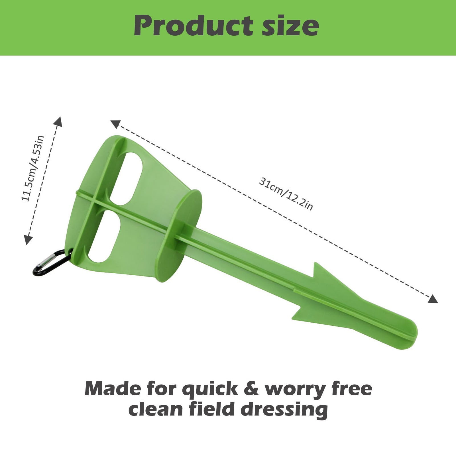LGCASL Clearance! Hunting Accessories Deer Large Animals Domestic Animals Anal Cleaning. Butt Game Dressing Tool for Deer Large Animal Anus Cleaning Hunting Tool- One Size Orange - Image 3