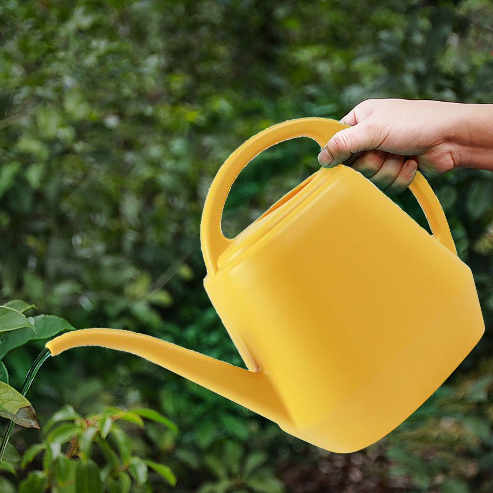 LGCASL 4L Large Capacity Long Spout Watering Can 4L Large Capacity Long Mouth Watering Pot Household Plastic Garden Tools Watering Pot Watering Pot B - Image 2