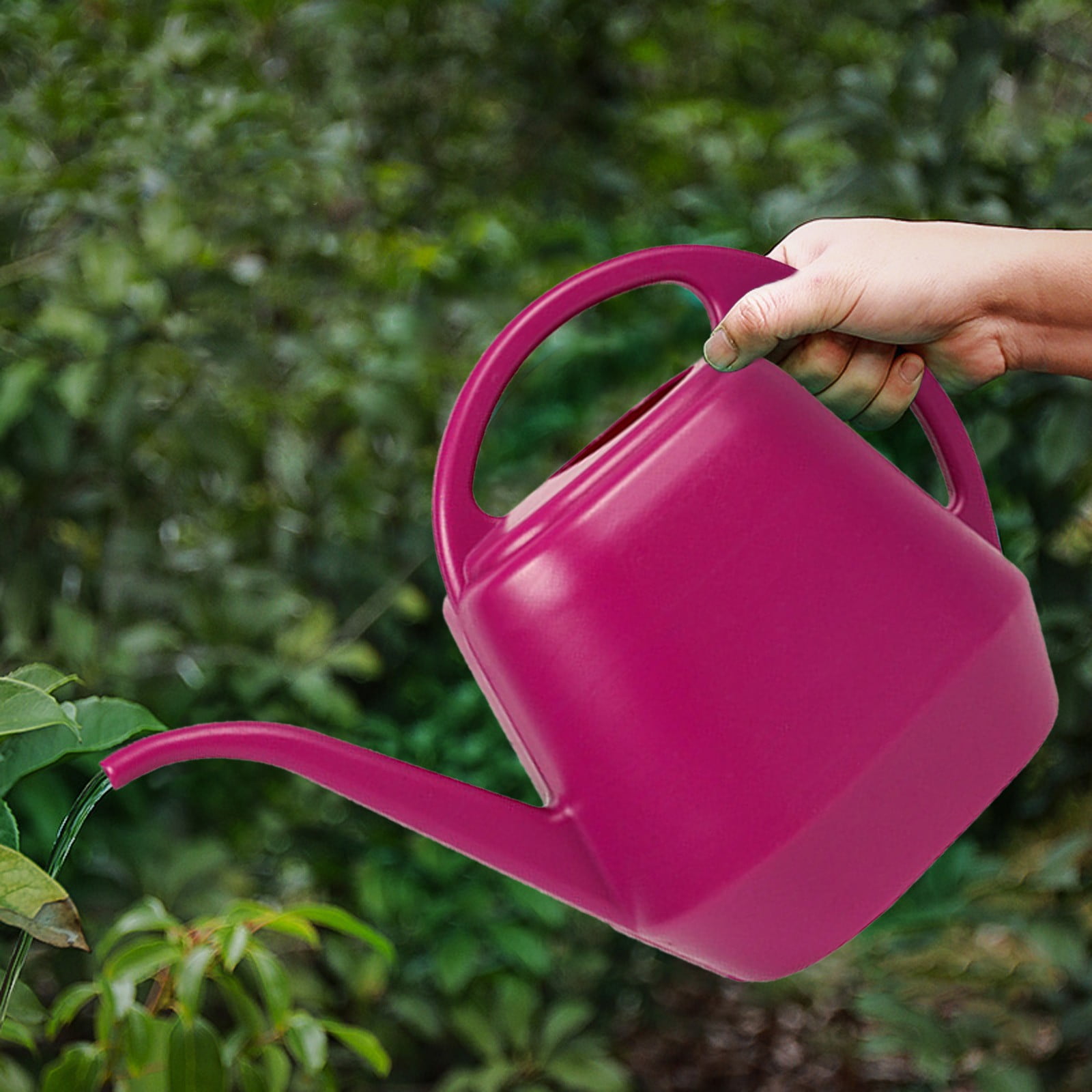 LGCASL 4L Large Capacity Long Spout Watering Can 4L Large Capacity Long Mouth Watering Pot Household Plastic Garden Tools Watering Pot Watering Pot E - Image 2