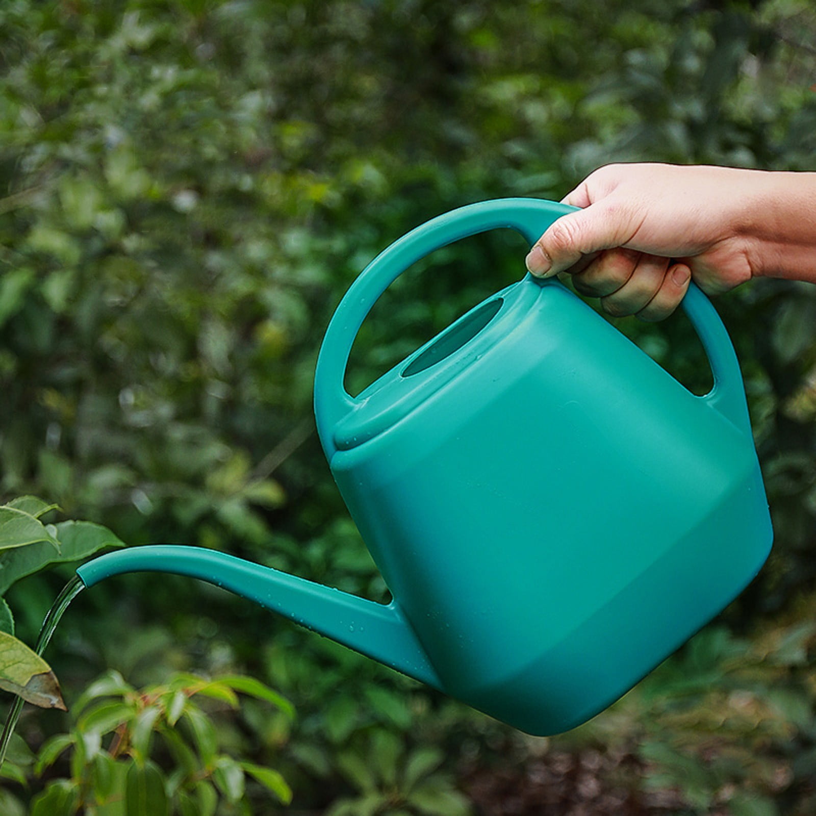 LGCASL 4L Large Capacity Long Spout Watering Can 4L Large Capacity Long Mouth Watering Pot Household Plastic Garden Tools Watering Pot Watering Pot F - Image 2