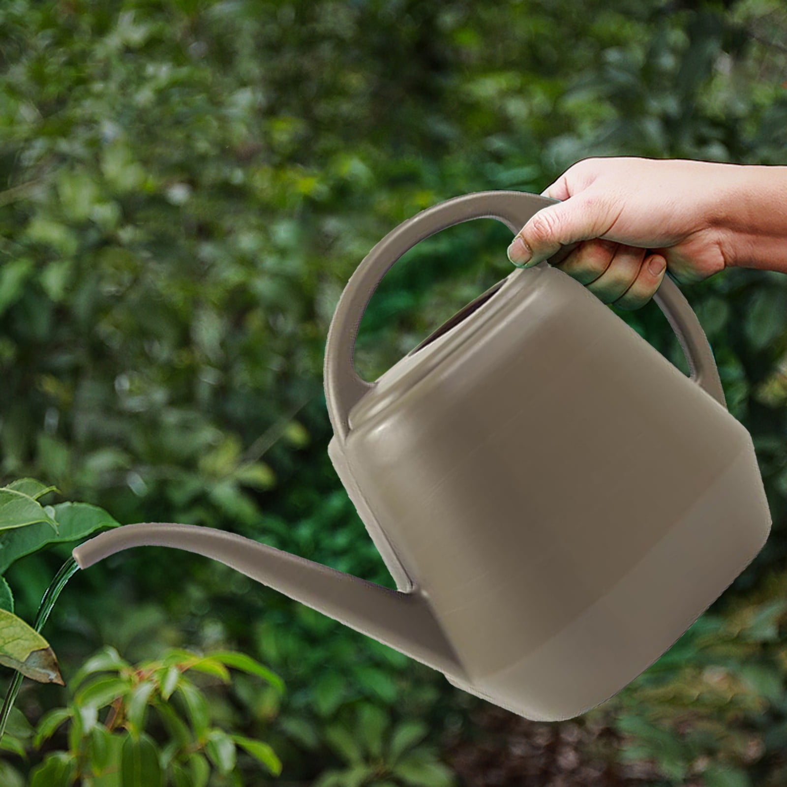 LGCASL 4L Large Capacity Long Spout Watering Can 4L Large Capacity Long Mouth Watering Pot Household Plastic Garden Tools Watering Pot Watering Pot G - Image 2