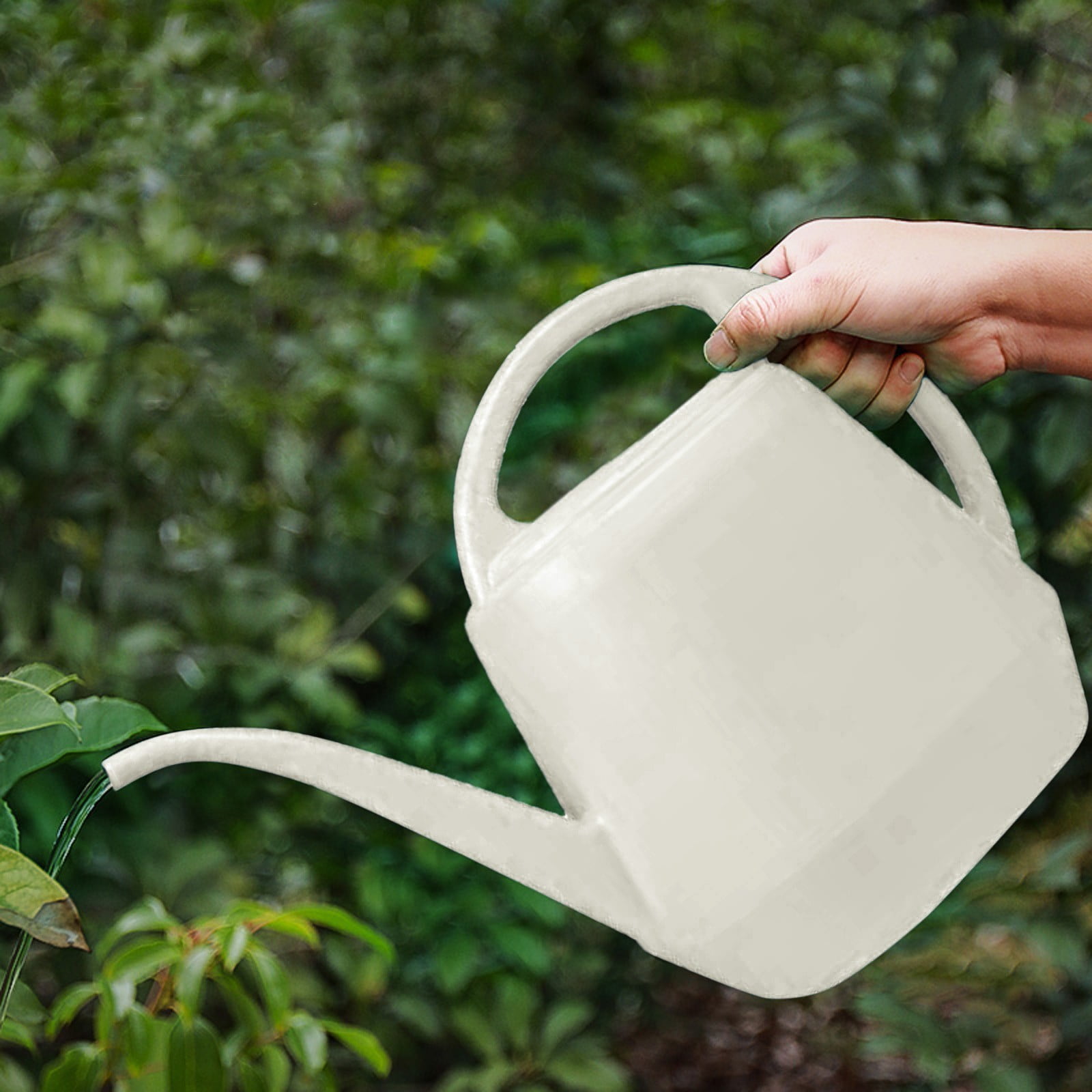 LGCASL 4L Large Capacity Long Spout Watering Can 4L Large Capacity Long Mouth Watering Pot Household Plastic Garden Tools Watering Pot Watering Pot H - Image 2