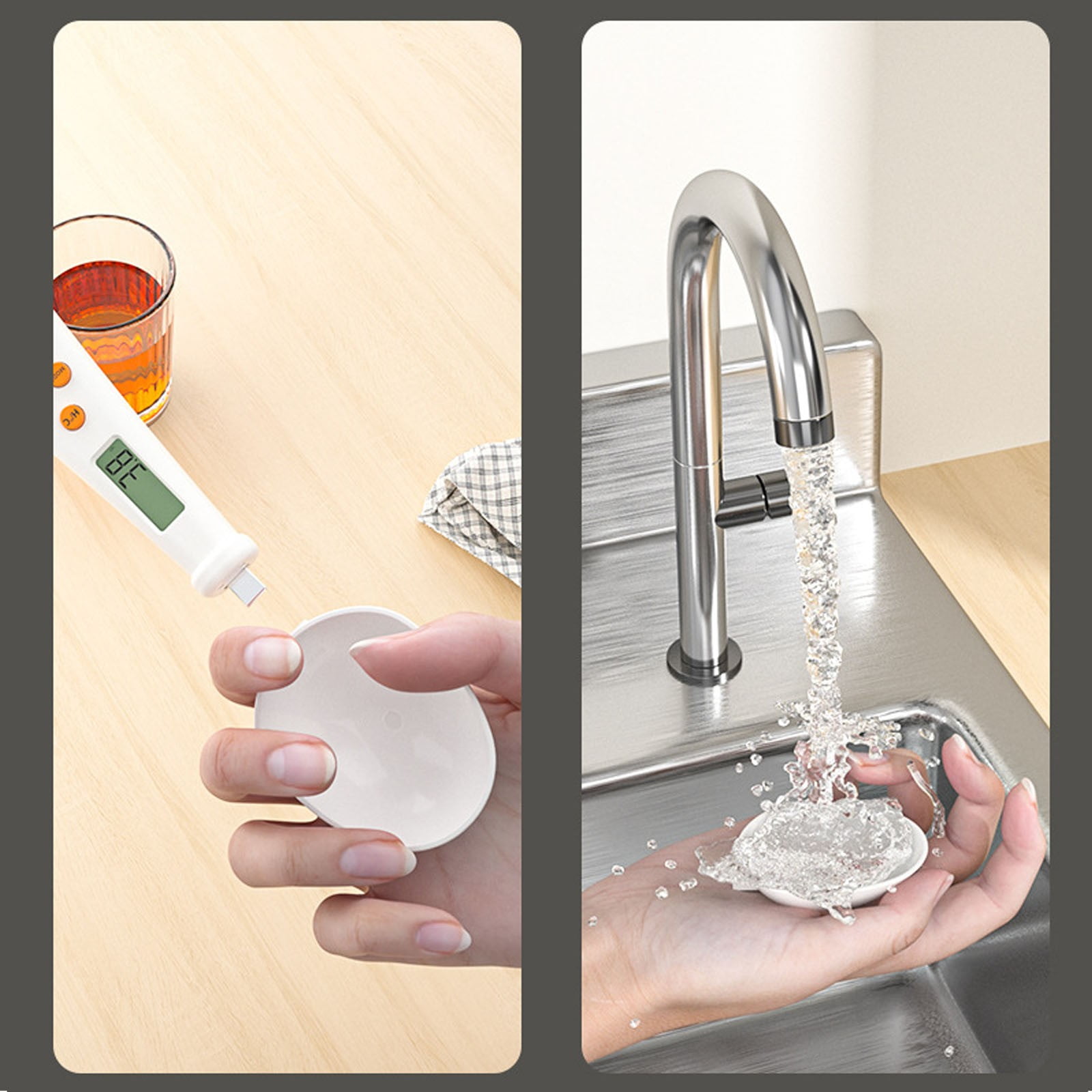 LGCASL White Weighable Spoon 2 in 1 Electronic Kitchen Scale Lcd Digital Measuring Flour Digital Spoon Scale Kitchen Tool Forfood 20.5*5.8*1 H - Image 5