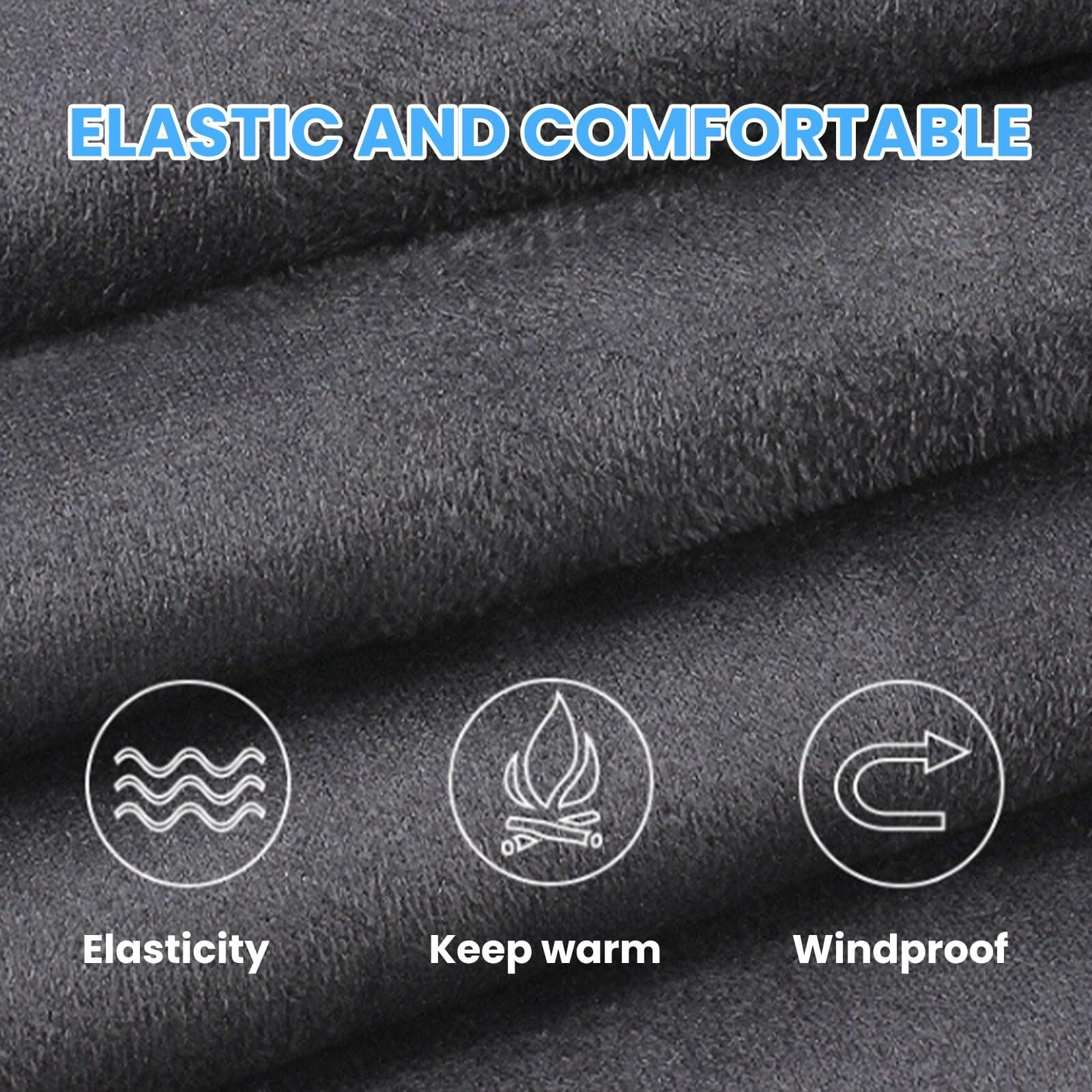 LGCASL Clearance! Heated Gloves Heated Gloves for Men Women with 3 Heat Settings Touchscreen Warming Gloves for Climbing Hiking Cycling Camping- 26 Grey - Image 6