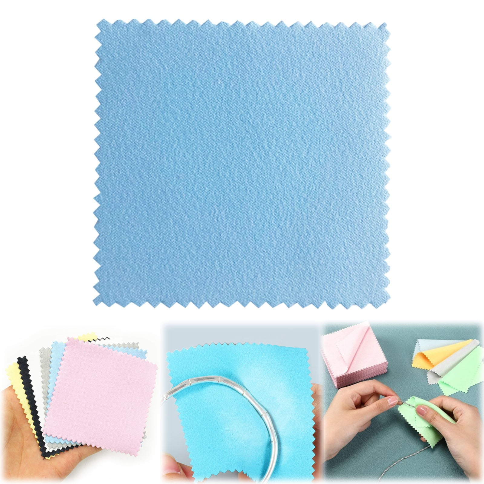 LGCASL Clearance! Polishing Cloths Pack for Silver Gold Brass and Copper Jewellery Polishing Cloths to Keep The of Your Jewellery- H One Size C - Image 2