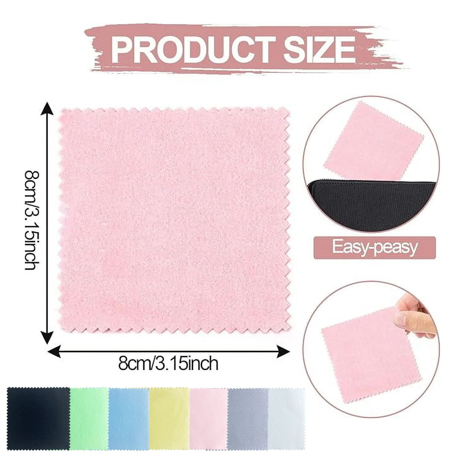 LGCASL Clearance! Polishing Cloths Pack for Silver Gold Brass and Copper Jewellery Polishing Cloths to Keep The of Your Jewellery- H One Size I - Image 3