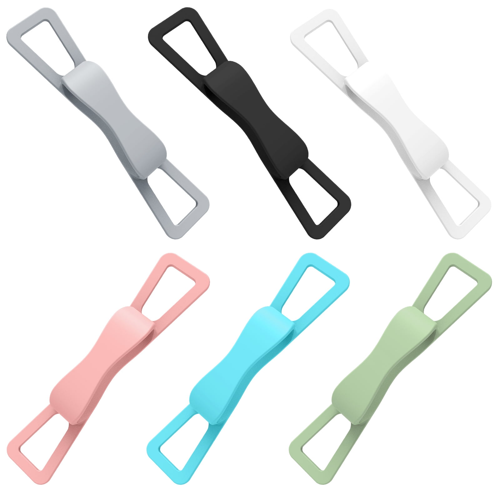 LGCASL Blue Flat Plate Fixing Wrist Strap D Light Green Elastic Tablet Strap for Fingers Comfortable Adjustable for Reading and Watching Videos 6 Color Options 18.5 cm C - Image 1