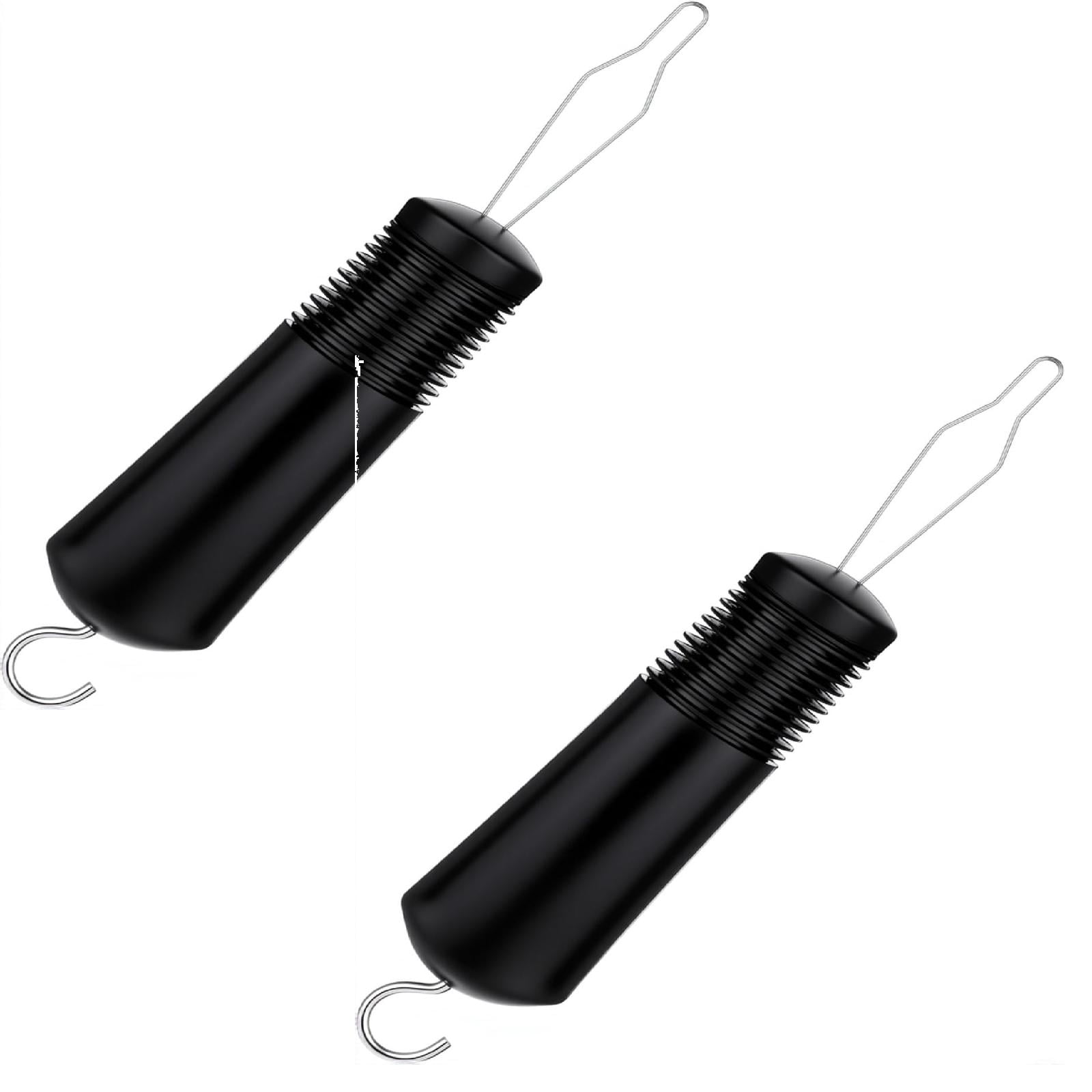 LGCASL Buttoning Tools Button Hook for Seniors One Handed Button Assist Tool for Elderly & Disabled Zipper Pull Helper for Dresses Shirts and Daily Living Black 2 Pack - Image 1