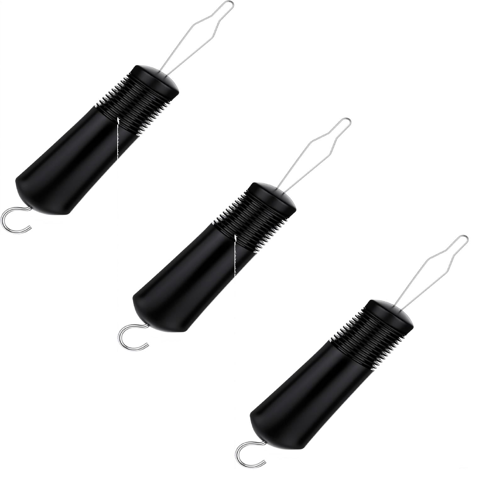 LGCASL Buttoning Tools Button Hook for Seniors One Handed Button Assist Tool for Elderly & Disabled Zipper Pull Helper for Dresses Shirts and Daily Living Black 3 Pack - Image 1