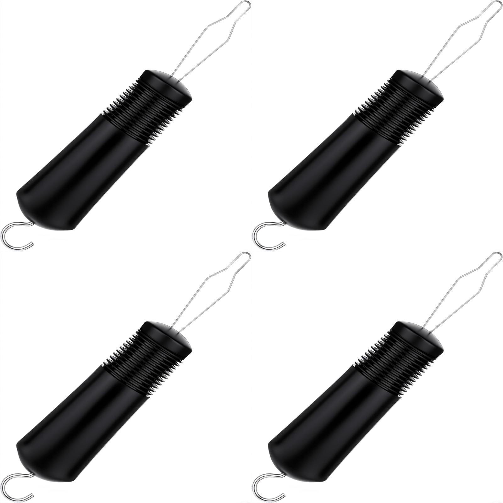 LGCASL Buttoning Tools Button Hook for Seniors One Handed Button Assist Tool for Elderly & Disabled Zipper Pull Helper for Dresses Shirts and Daily Living Black 4 Pack - Image 1