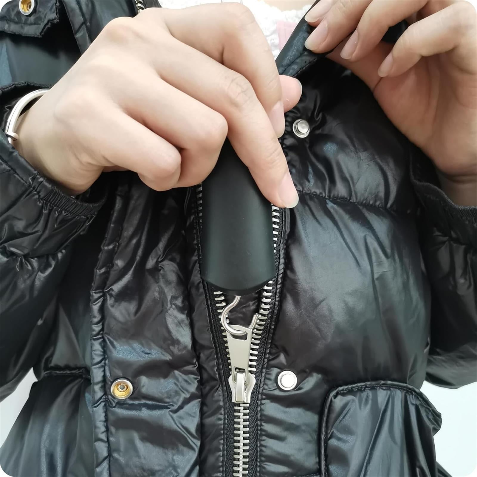 LGCASL Buttoning Tools Button Hook for Seniors One Handed Button Assist Tool for Elderly & Disabled Zipper Pull Helper for Dresses Shirts and Daily Living Black 4 Pack - Image 4
