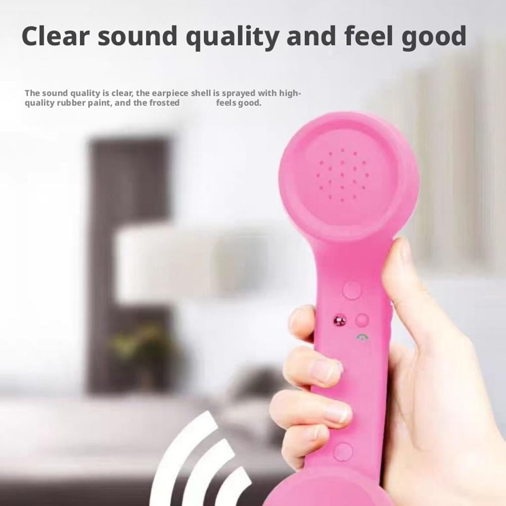 Phone Retro Handset, Phone Retro Phone Handset, 2026 New Bluetooth Retrophone, Vintage Telephone to Landline Adapter Black - Image 4