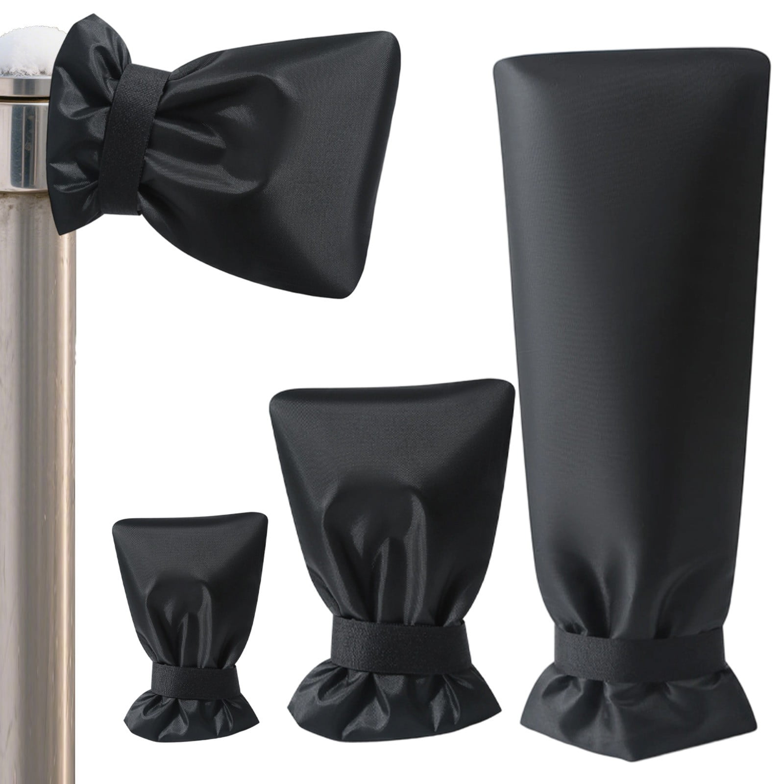 LGCASL Faucet Antifreeze Cover Outdoor Faucet Reusable Cover Garden Reflective Faucet Socks Winter Spout Cover for Faucet Insulation Hose Bib and Heat Preservation 24*16cm B - Image 1