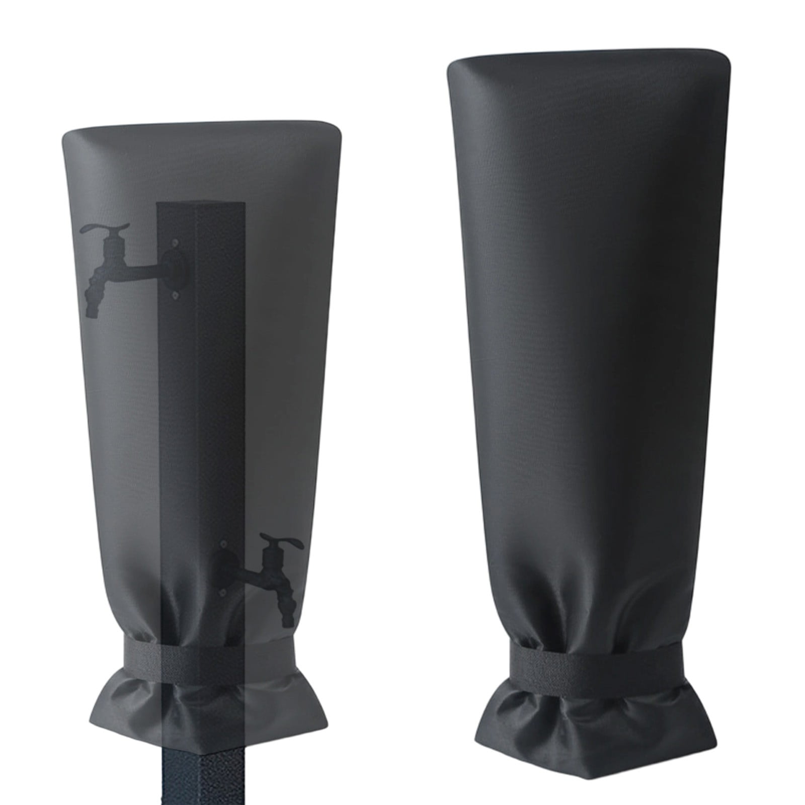 LGCASL Faucet Antifreeze Cover Outdoor Faucet Reusable Cover Garden Reflective Faucet Socks Winter Spout Cover for Faucet Insulation Hose Bib and Heat Preservation 45*18.5cm C - Image 2