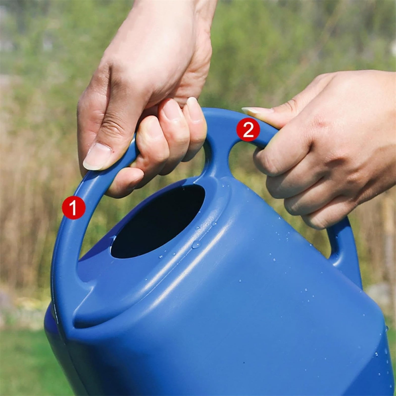 LGCASL Pot Watering Jug Small Plant Indoor Watering Plant Indoor Watering Jug Long Spout Watering Jug Watering Garden Pot Household Watering Jug Watering Garden Kettle （2L） Dark blue - Image 7