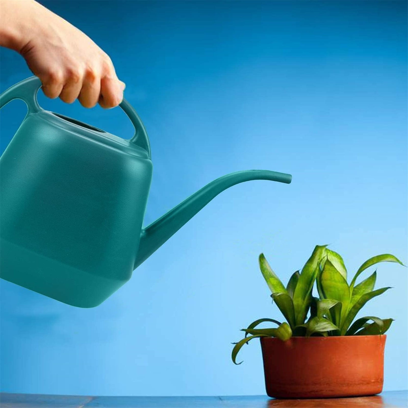 LGCASL Pot Watering Jug Small Plant Indoor Watering Plant Indoor Watering Jug Long Spout Watering Jug Watering Garden Pot Household Watering Jug Watering Garden Kettle （2L） Yellow - Image 6