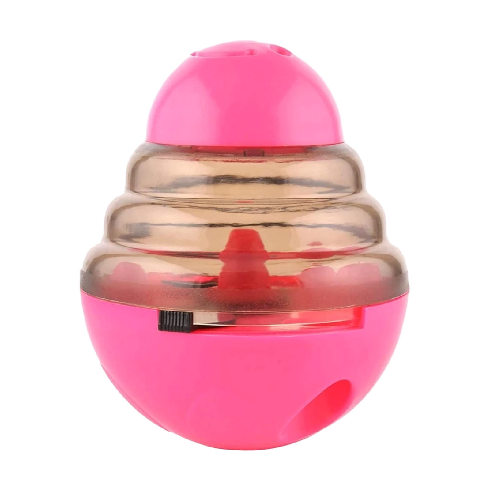 LGCASL Pet Feeding Roly-Poly Toy, Interactive Dog Dispenser Toys Slow Feeder Puzzle Dog Brain Stimulation Toys Dog Christmas Enrichment Boredom Toys for Puppy Small Medium Large Dogs Grad, Green Pink - Image 1