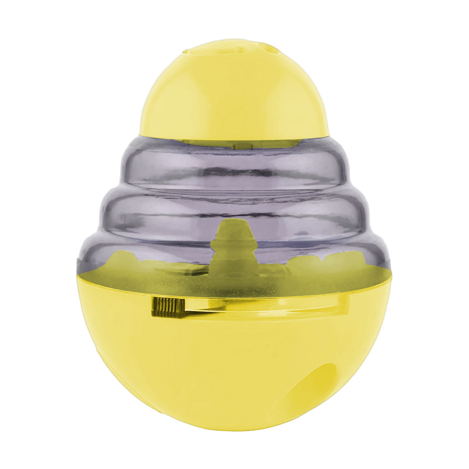 LGCASL Pet Feeding Roly-Poly Toy, Interactive Dog Dispenser Toys Slow Feeder Puzzle Dog Brain Stimulation Toys Dog Christmas Enrichment Boredom Toys for Puppy Small Medium Large Dogs Grad, Green Yellow - Image 1