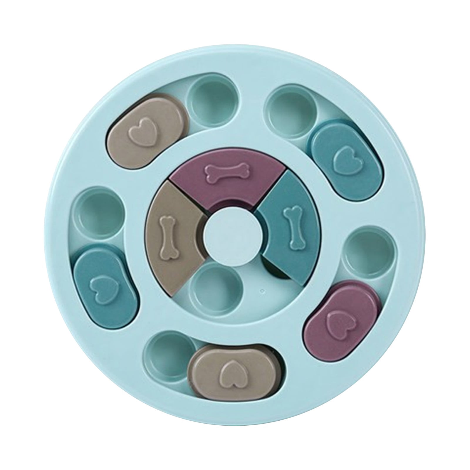 LGCASL Dog Brain-Boosting Food Feeder (Green), Dog Puzzles Dogs Foodes Puzzle Feeder Toys for Iq Training & Mental Enrichment Dog Puzzle, Green Blue - Image 1